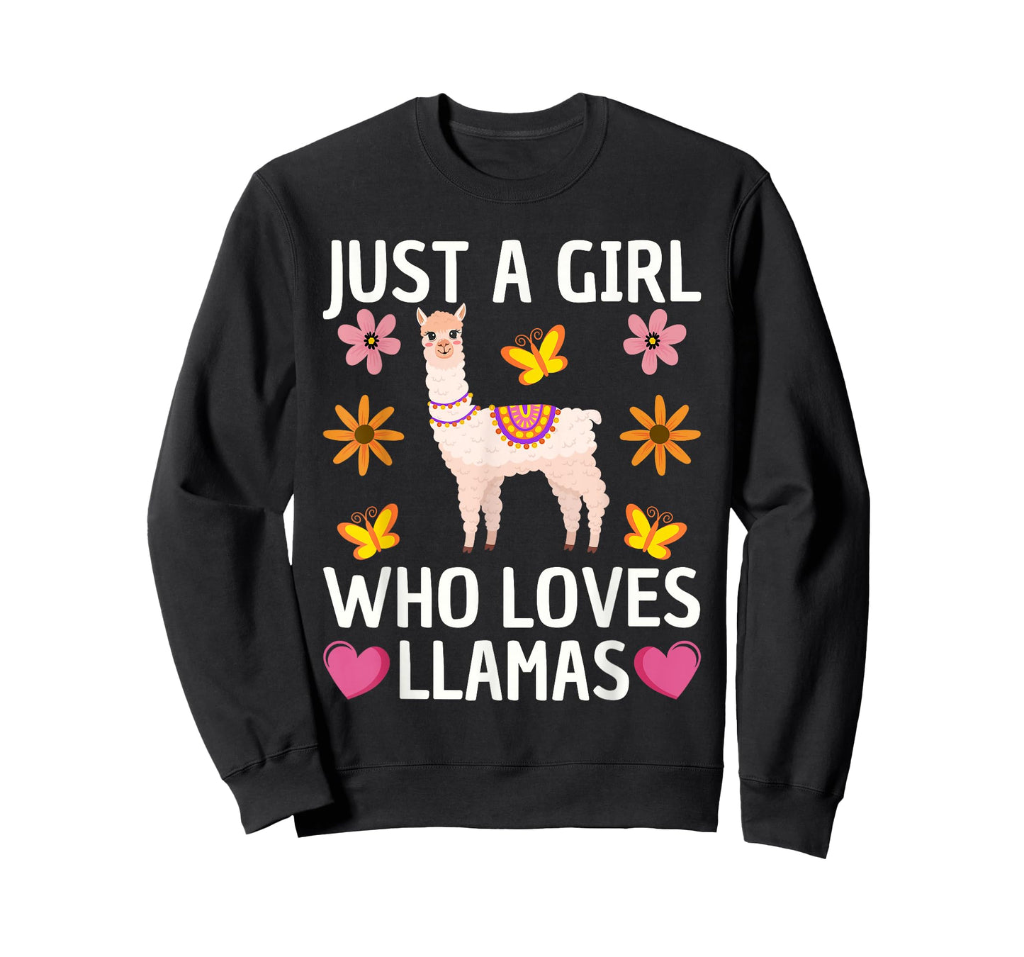 Cute Llama For Women Girls Farming Llama Lovers Alpaca Farm T-Shirt