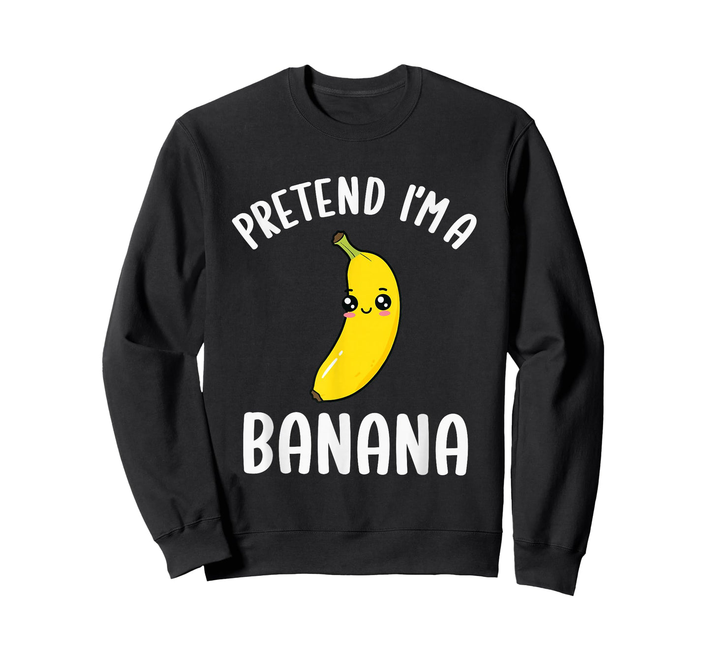 Pretend I'm A Banana Kids Funny Banana Halloween Costume T-Shirt