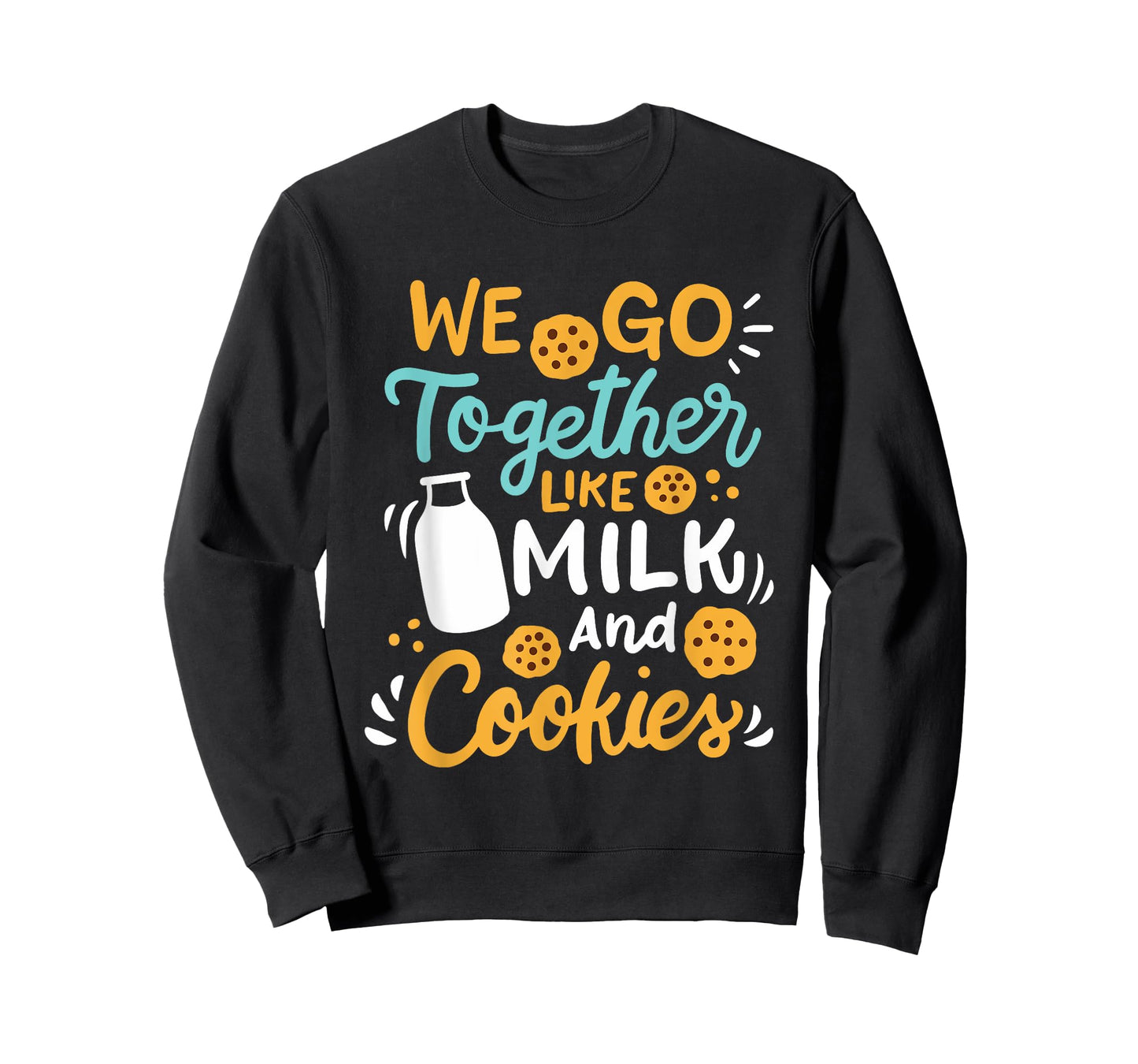 Baking Milk And Cookies Couple T-Shirt