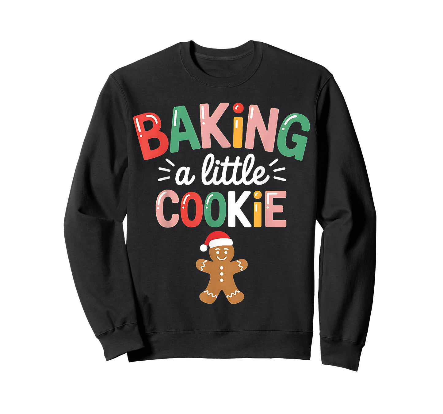 Cute Christmas Baking A Little Cookie Reveal Tee T-Shirt