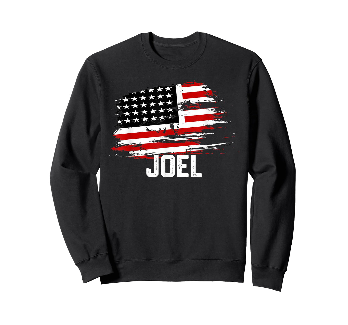 JOEL USA Flag T-Shirt Personalized 4th of July JOEL T-Shirt