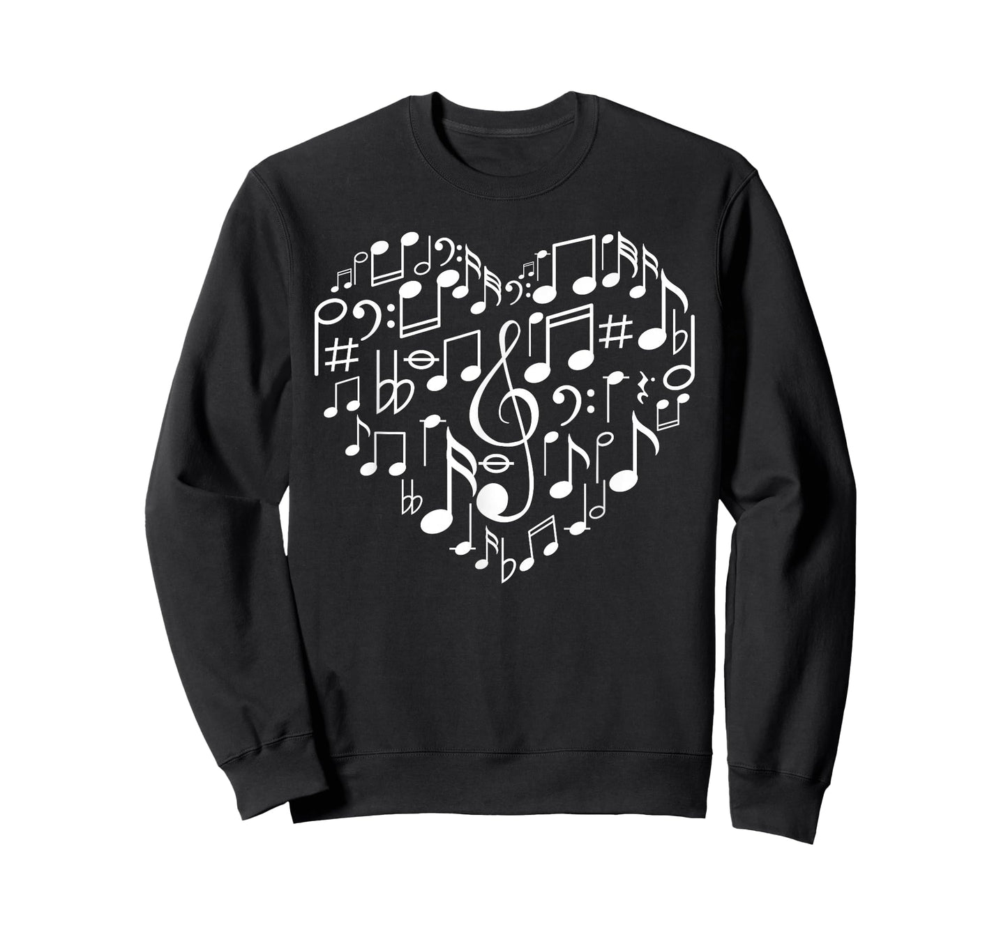 Cool Music Note Art for Men Women Music Musical Note Lover T-Shirt Small