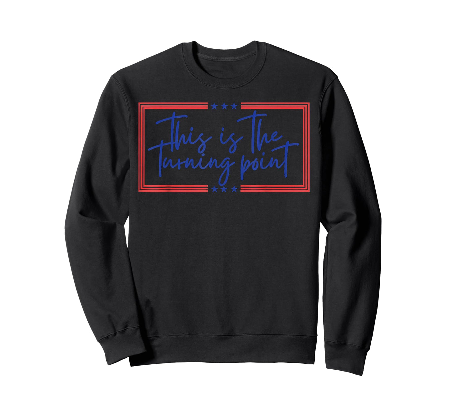 White This is The Turning Point American Flag T-Shirt