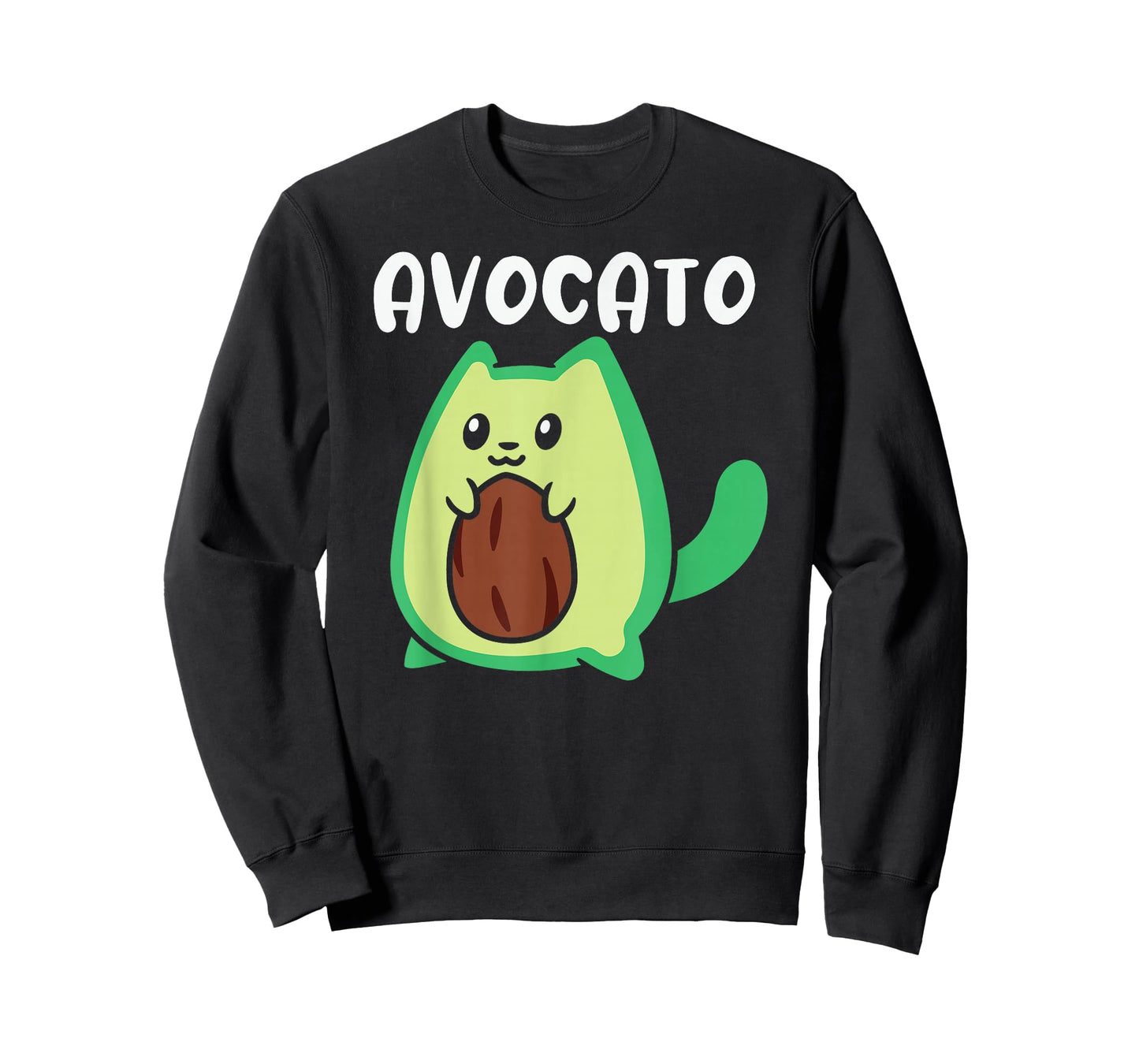 Avocato Tshirt Funny Cat Lovers Avocado Novelty Graphic Tee T-Shirt