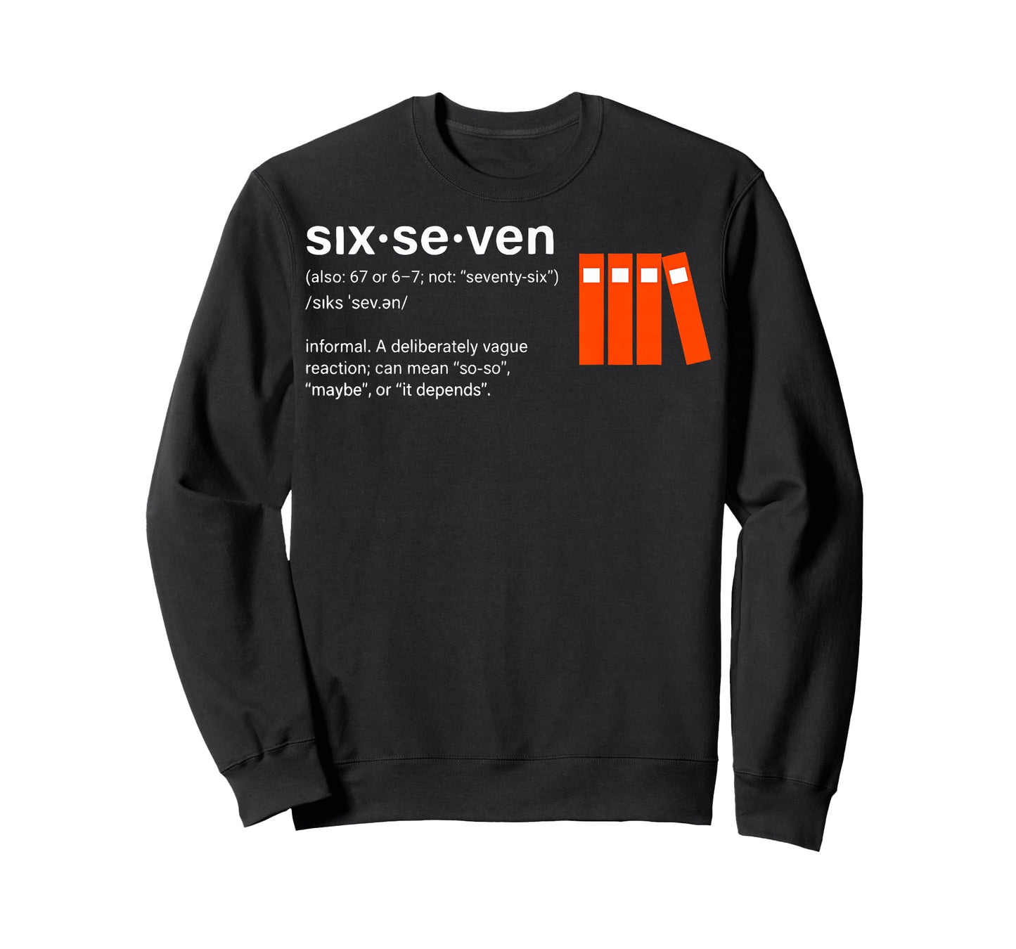 Six Seven Meme Reading Book Lover 6-7 Funny 67 Definition T-Shirt