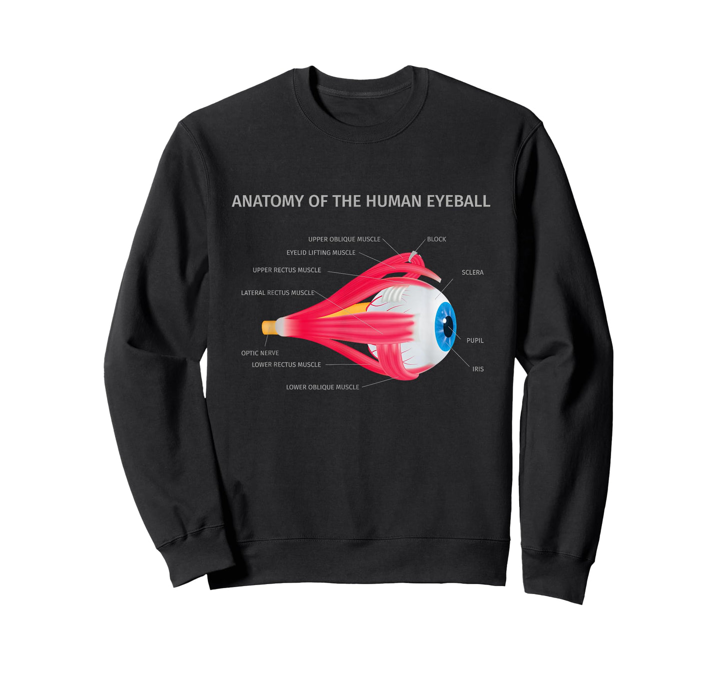 Anatomy of Human Eyeball for Medic T-Shirt