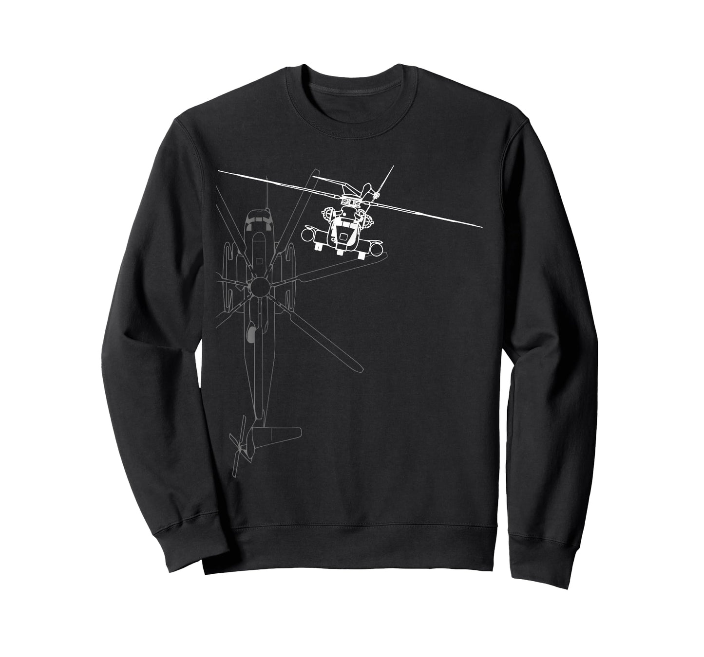 CH-53 Super Stallion Helicopter Line Art T-Shirt