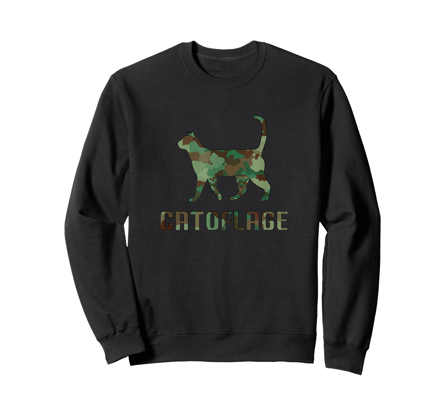 Camo Cat Catoflage Funny Cat Lover Cute Kitten Meow Cats T-Shirt