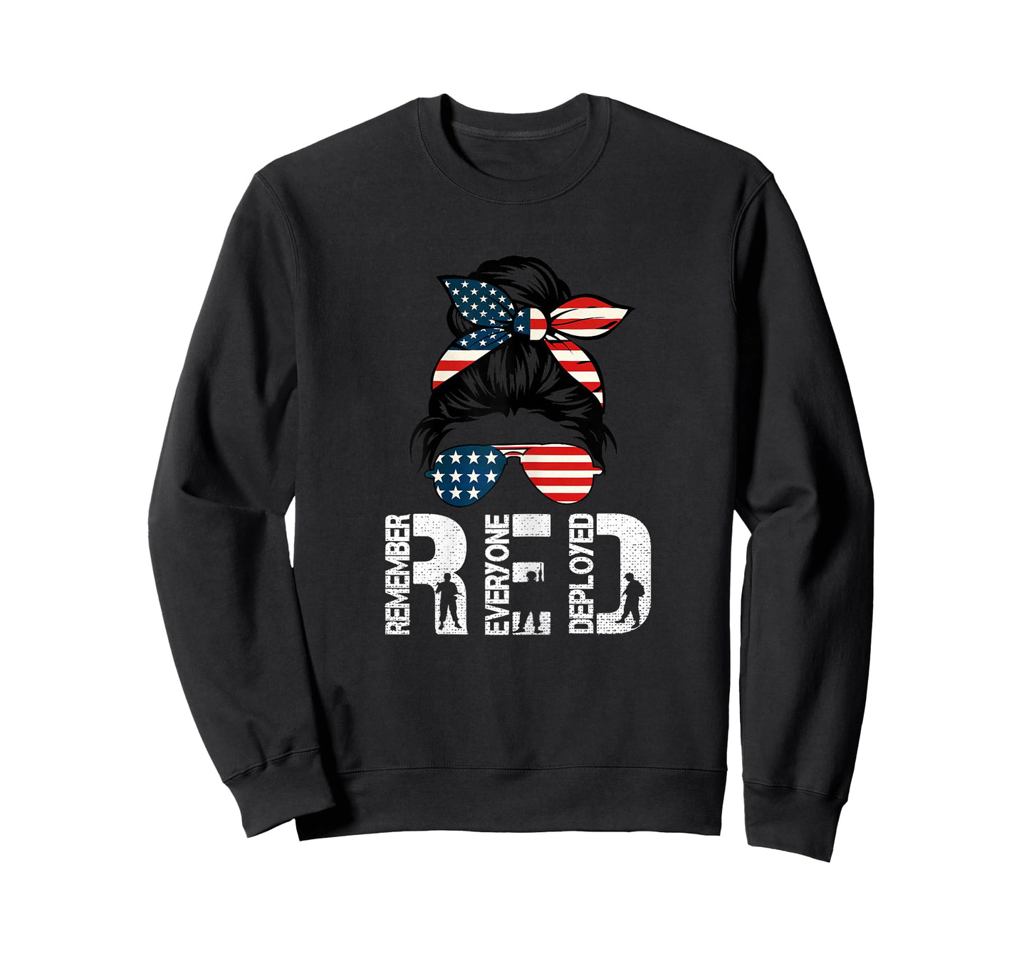 (2 Sided Print) Red Friday Military Support Troops T-Shirt