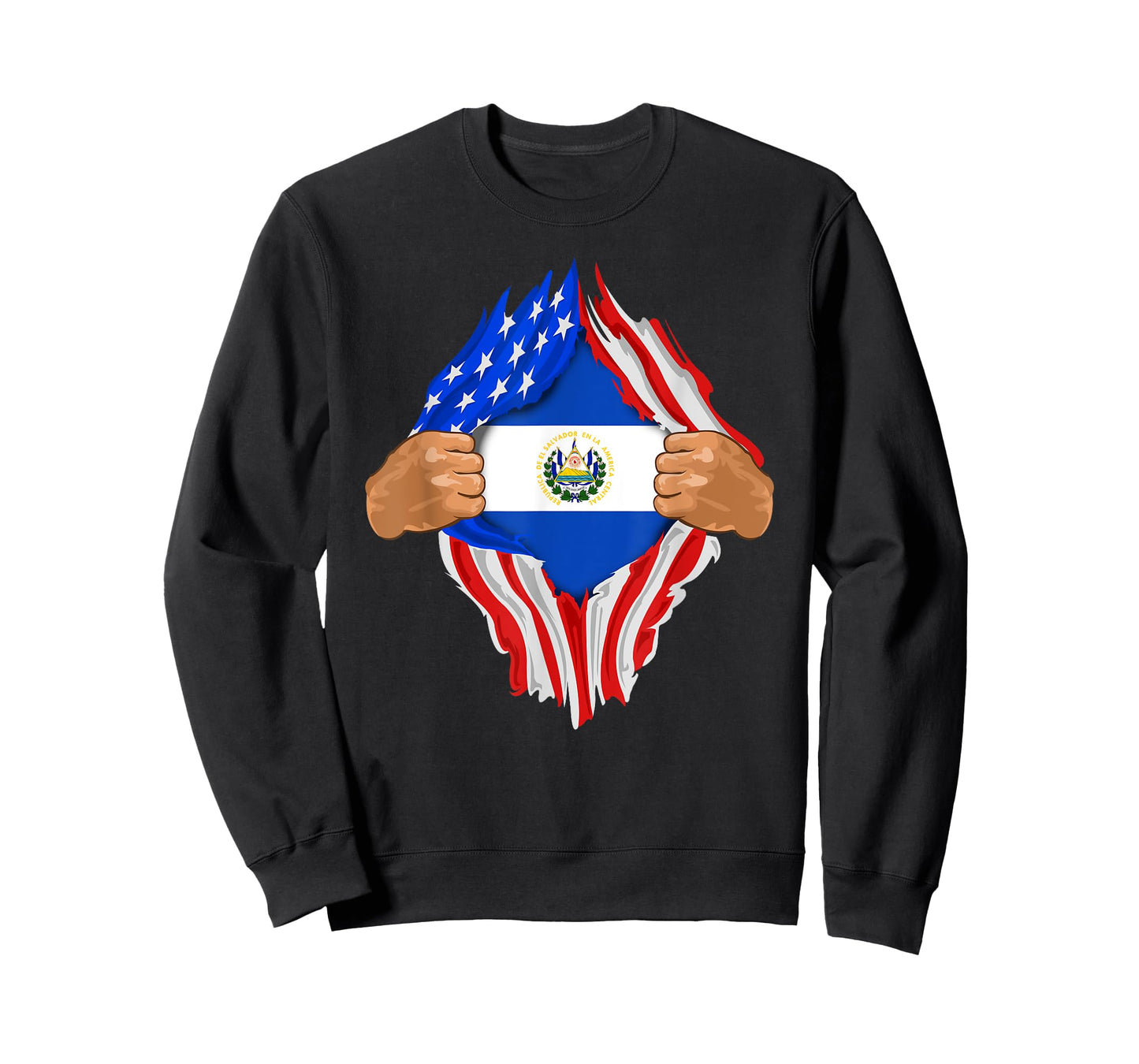 Salvadoran Blood Inside Me T-Shirt | El Salvador Flag Gift