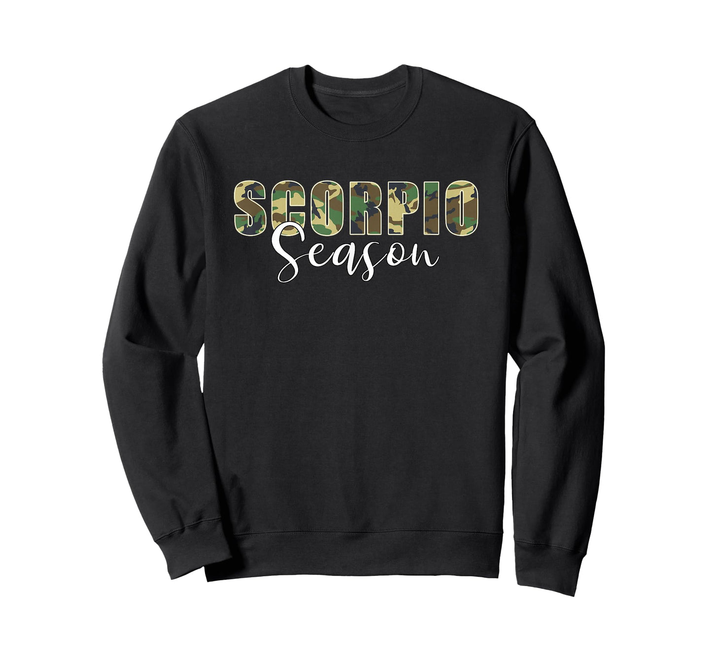Scorpio Season Camo Zodiac Birthday T-Shirt