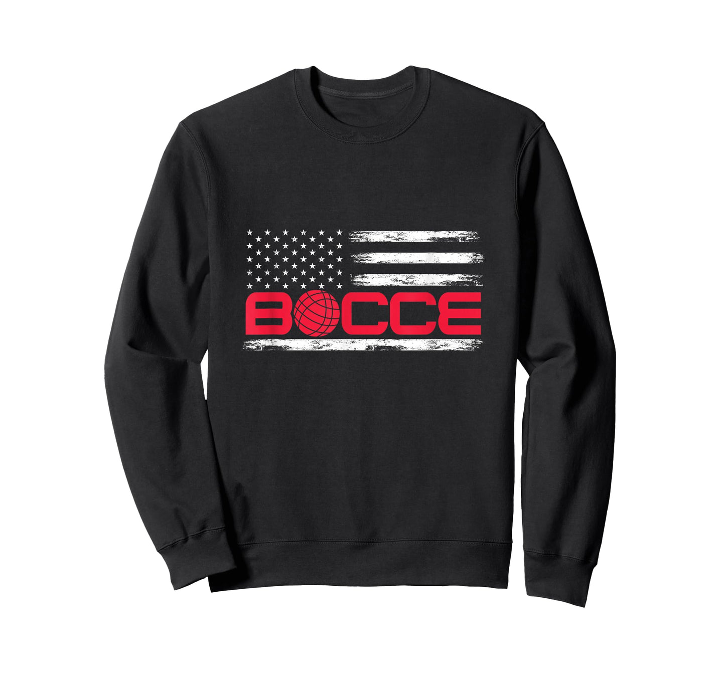 Bocce Ball American USA Flag Bocci Player 4th July Women Girls Kids Men T-Shirt