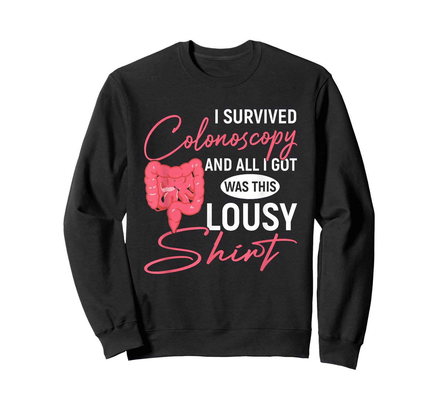 Colonoscopy Endoscopy T-Shirt, Small, Black