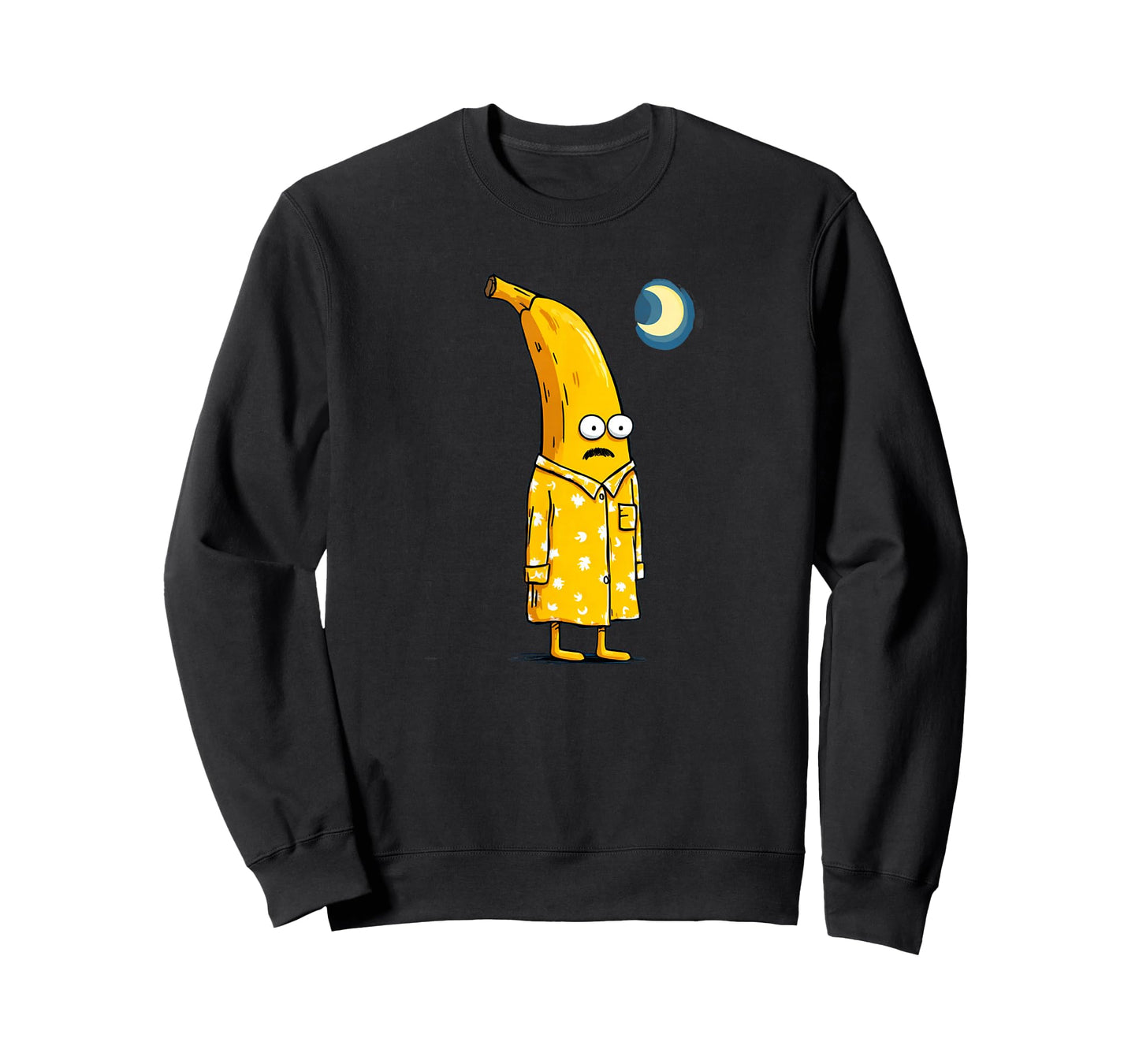 Funny Banana in Yellow Pajama Look T-Shirt