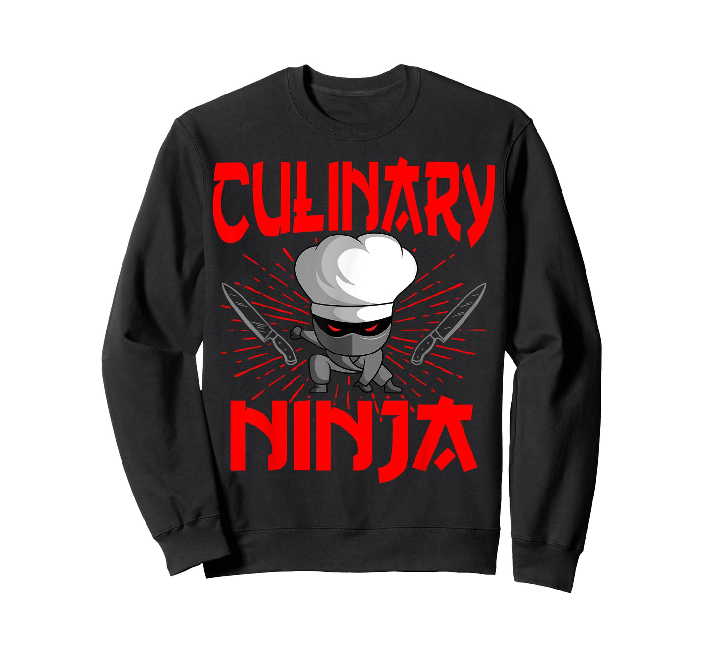 Chef Ninja Cook Kitchen Knife Hat Culinary Sous-Chef Cuisine T-Shirt