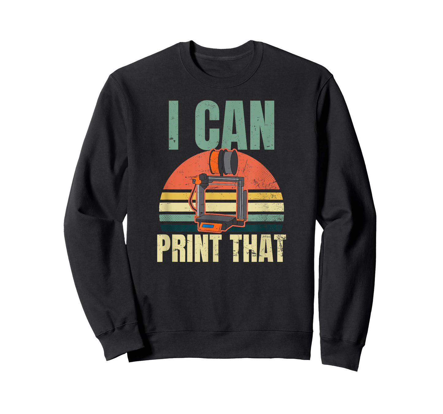 3D Printing Design Vintage I Can Print That Gift T-Shirt