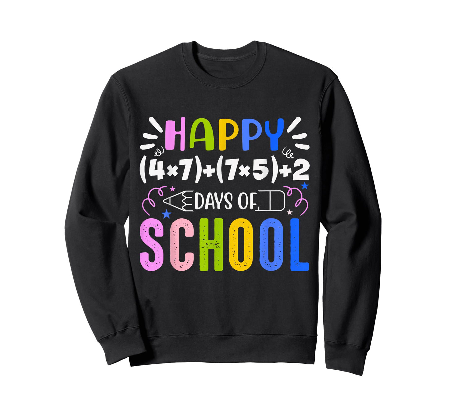 Happy 100th Day of School Teacher Student Boys Girls Math T-Shirt