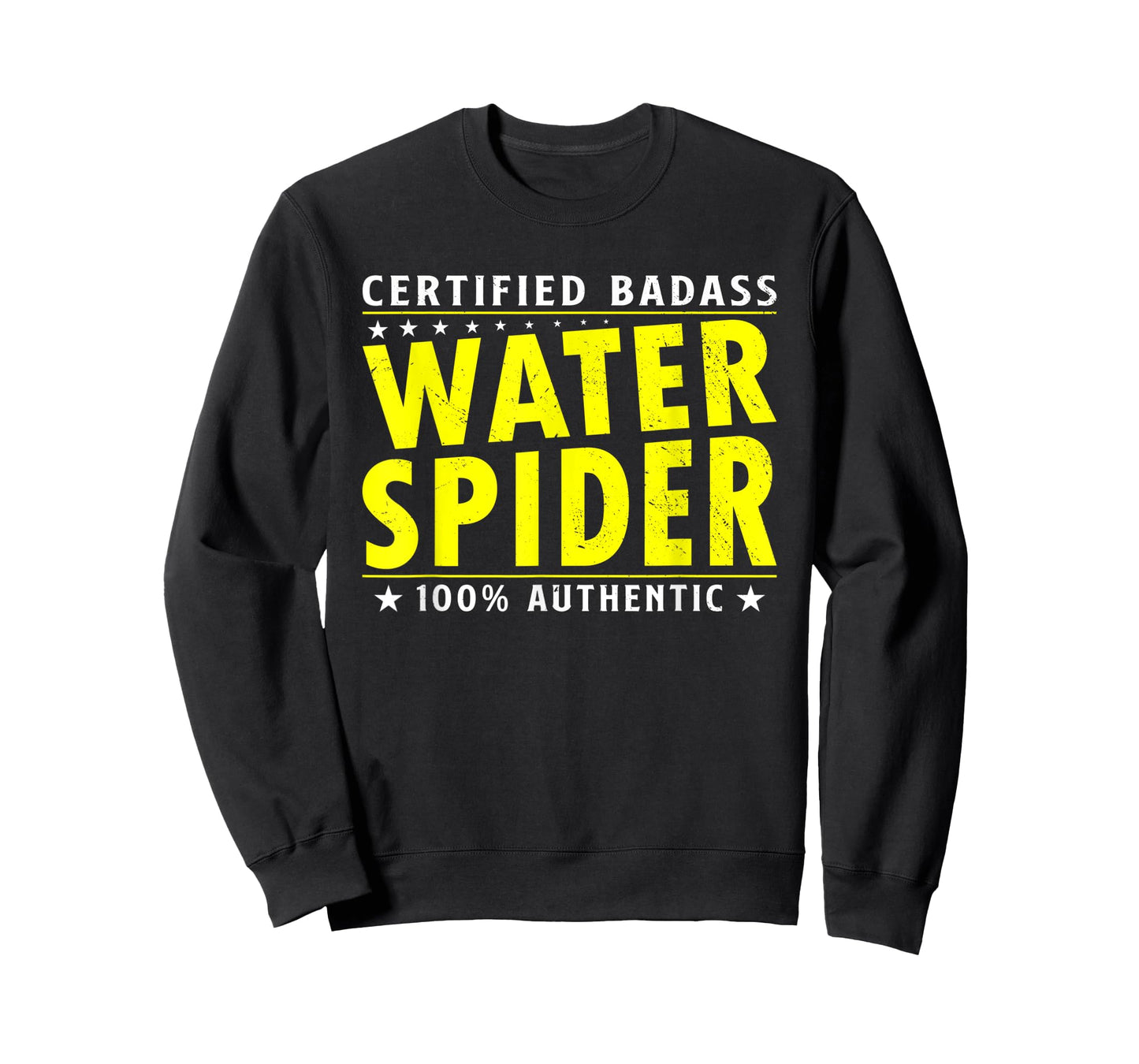 Certified Badass Water Spider Halloween Spider Lover T-Shirt