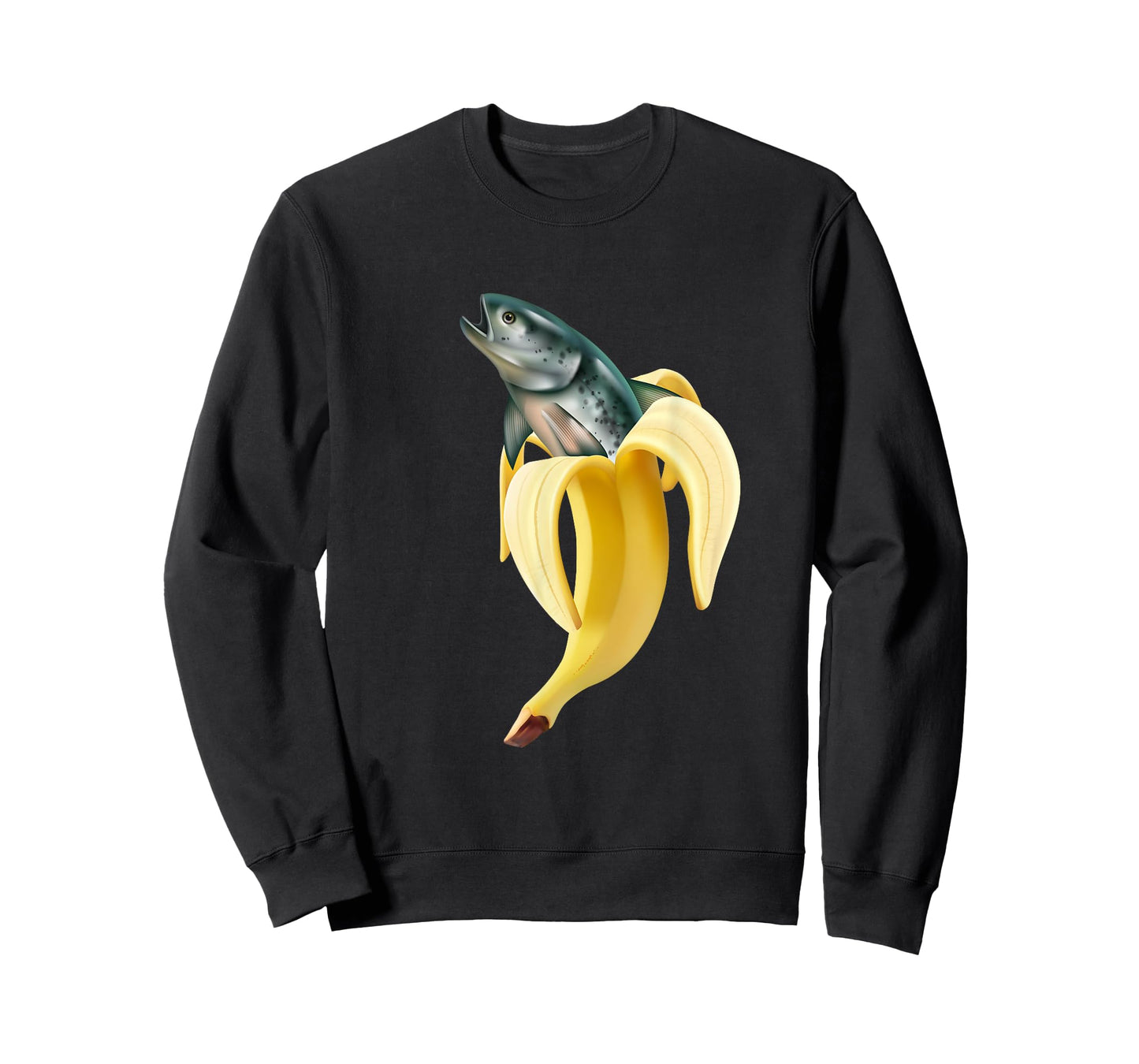 Fish In Banana Funny Fishing Fisherman Angler Fishing T-Shirt