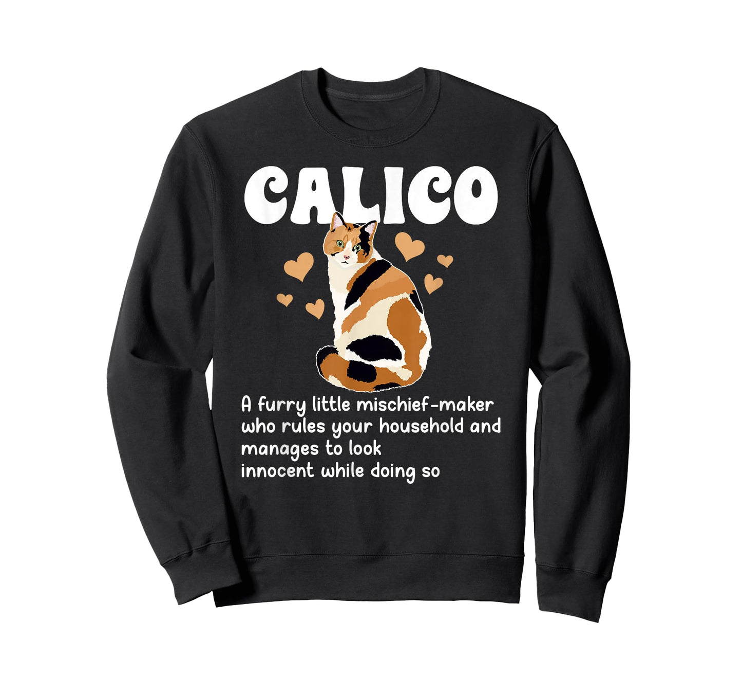 Calico Cat Definition Calico Cat Owner Calico Cat Lover T-Shirt