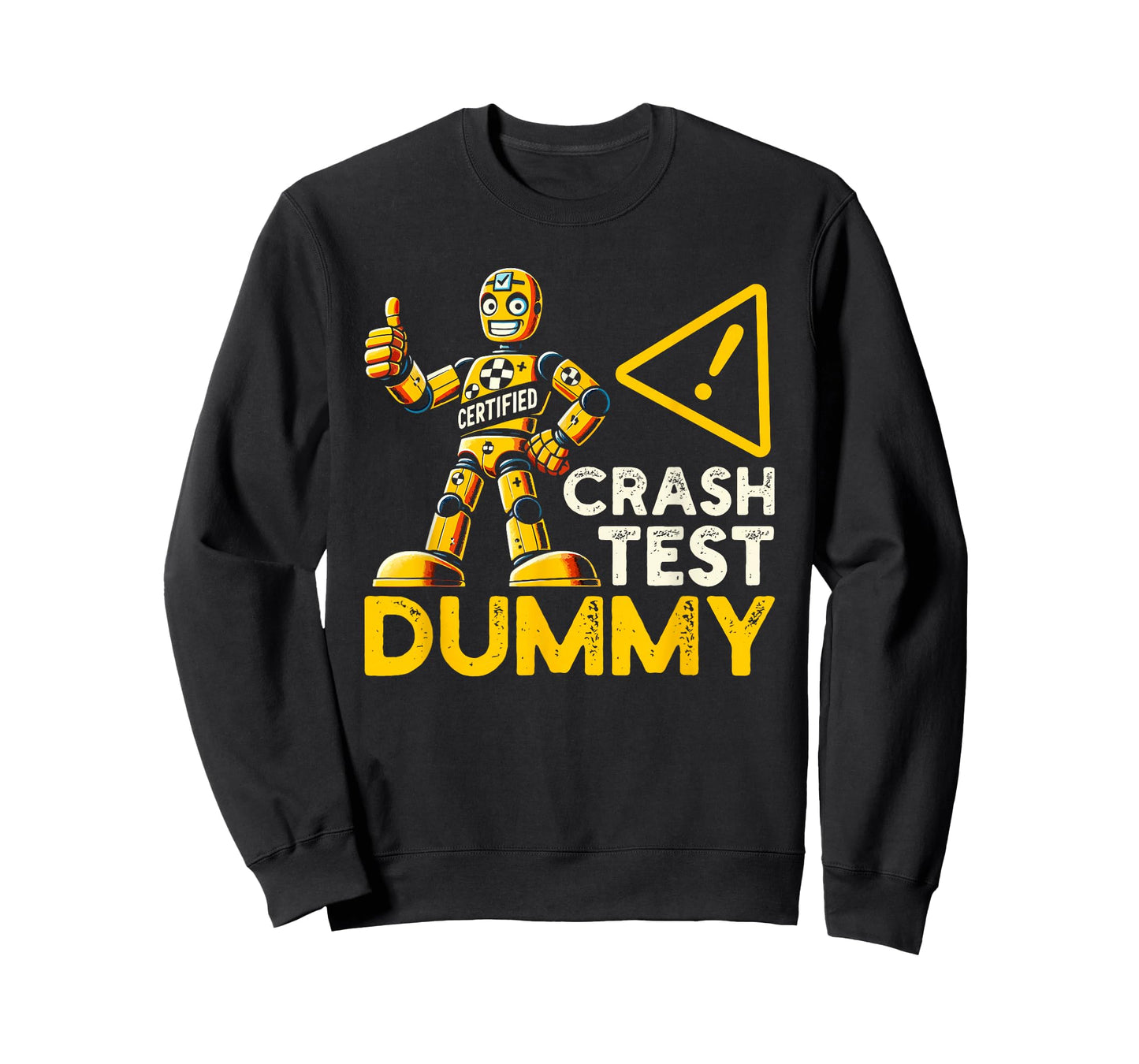 Certified Crash Test Dummy Funny Injury Injured T-Shirt