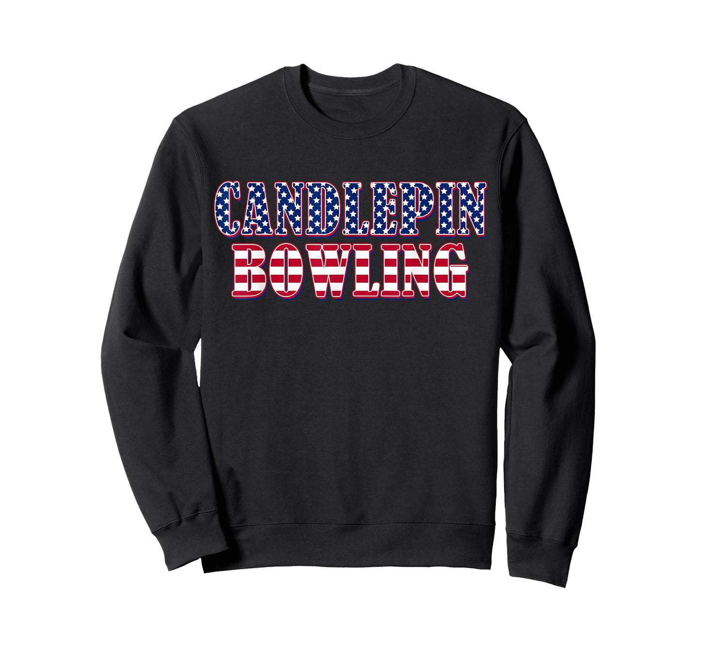 Candlepin Bowling American Flag - Candlepin Bowling T-Shirt