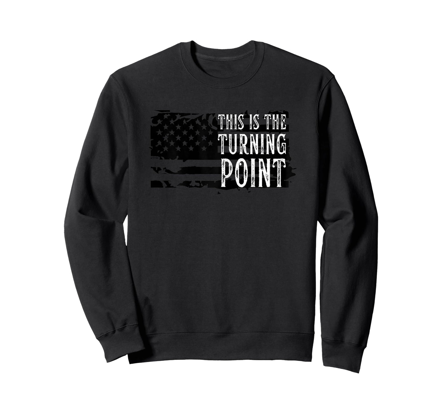 Women Vintage This is The Turning Point Tee USA Flag for T-Shirt