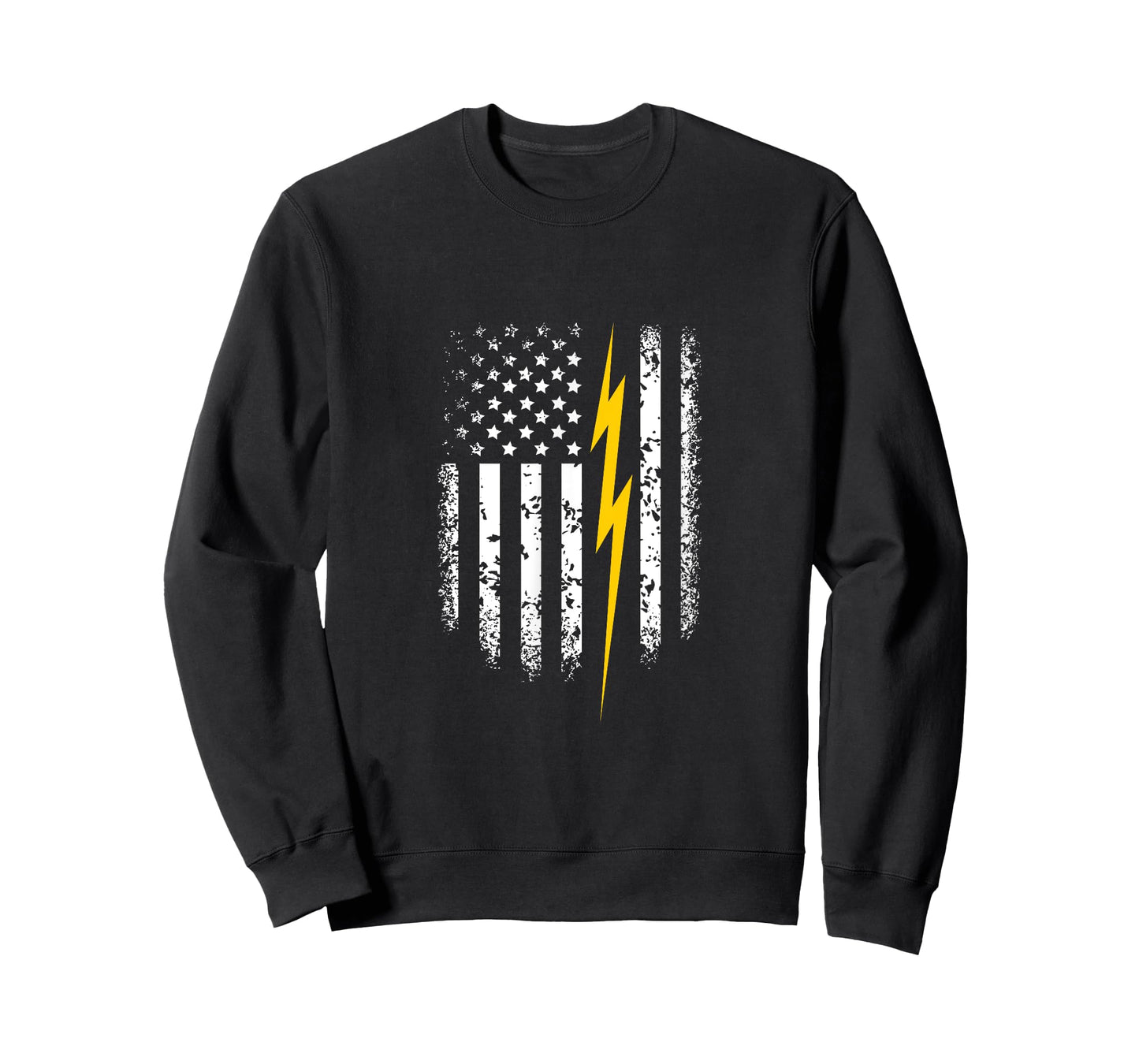 American Flag Patriotic Electrician Electrical Wiring Women Men T-Shirt