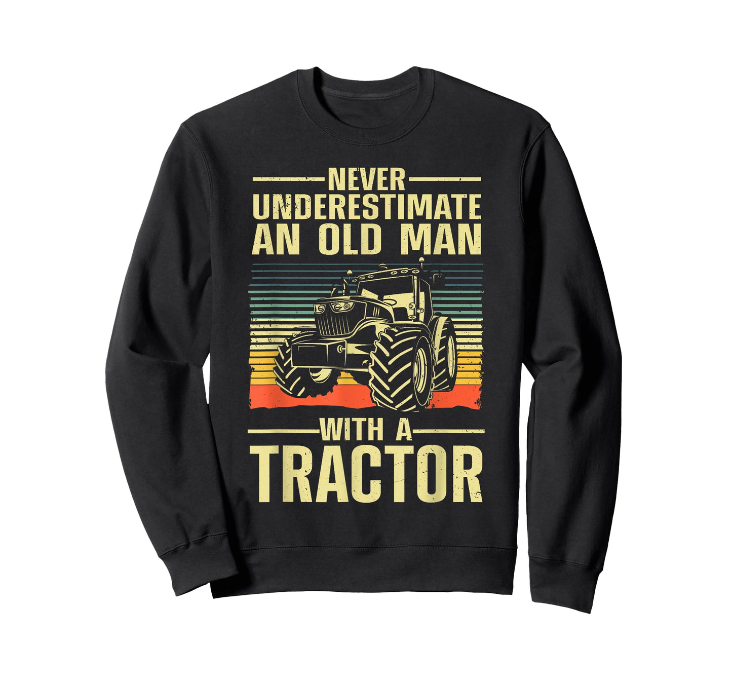 Cool Tractor For Men Dad Grandpa Farmer Driver Farming Truck T-Shirt