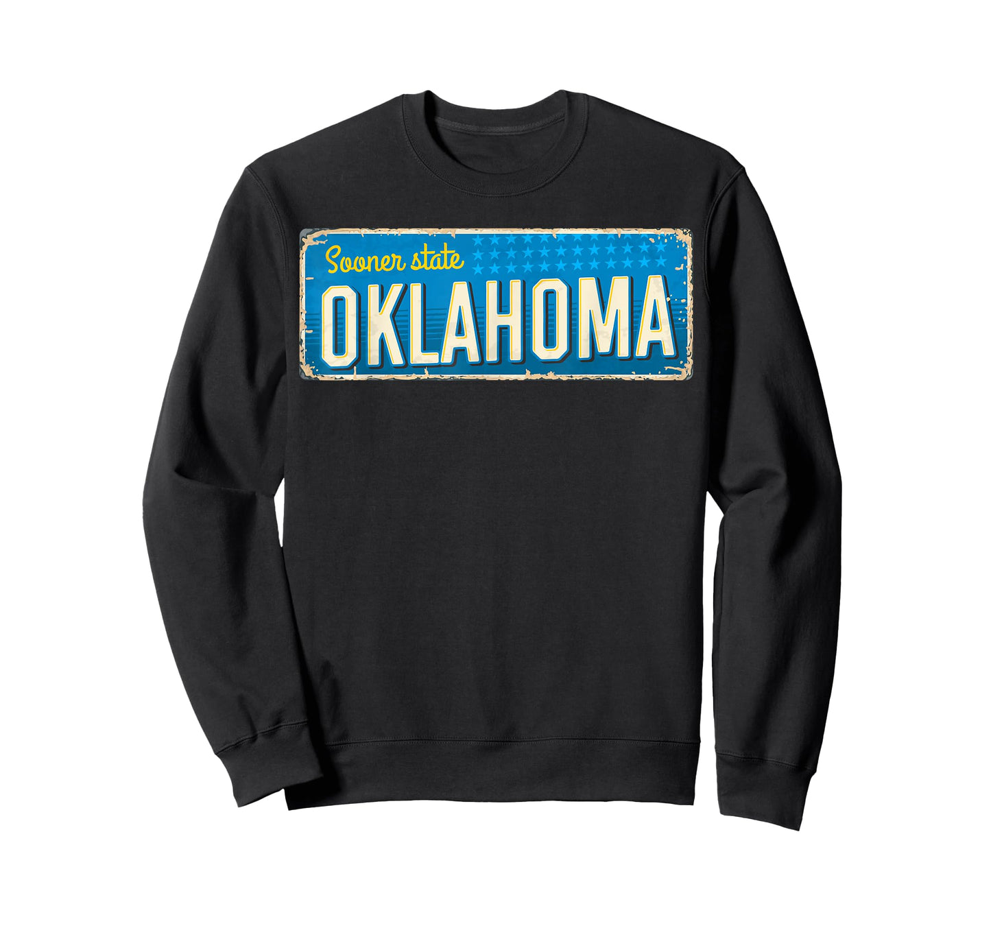 Vintage Oklahoma USA American License Plate T-Shirt