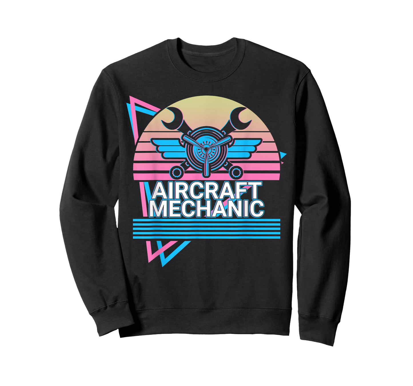 Aircraft Mechanic Aviation Retro T-Shirt
