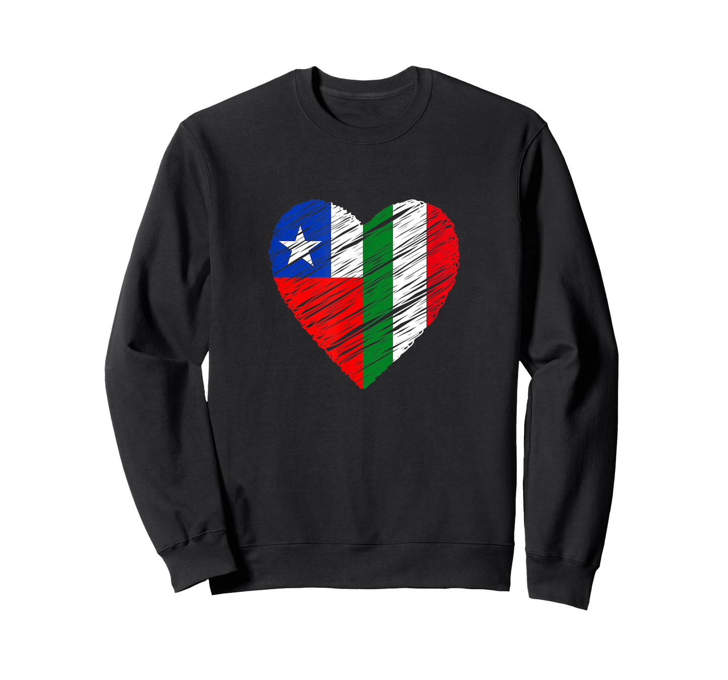 Puerto Rico Italy Heart Italian Flag Puerto Rican Flag Heart T-Shirt