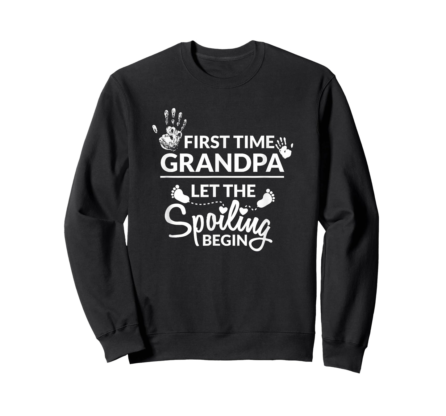 New First Time Grandpa Let The Spoiling Begin Gift T-Shirt