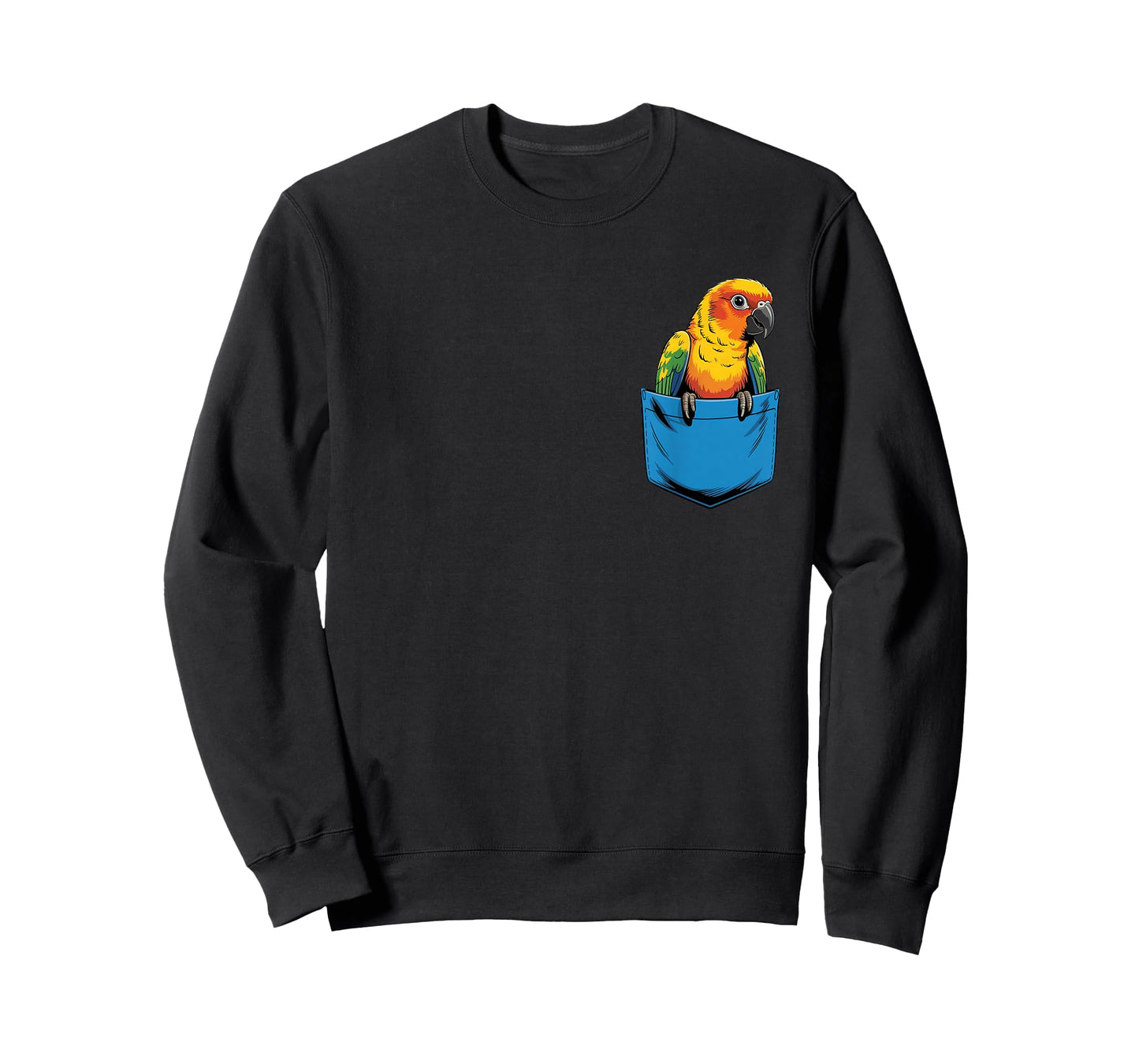 Cute Pocket Sun Conure Parrot Lovers T-Shirt