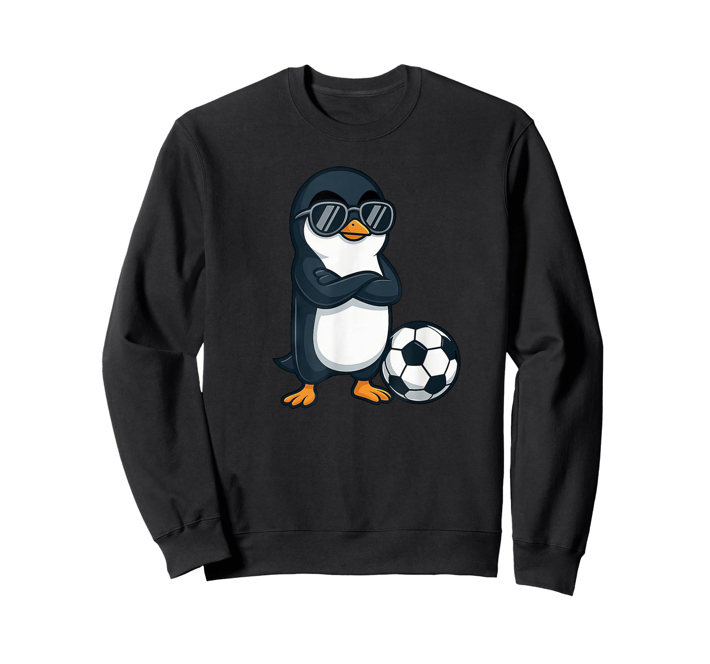 Cool Cartoon Penguin Soccer Player T-Shirt