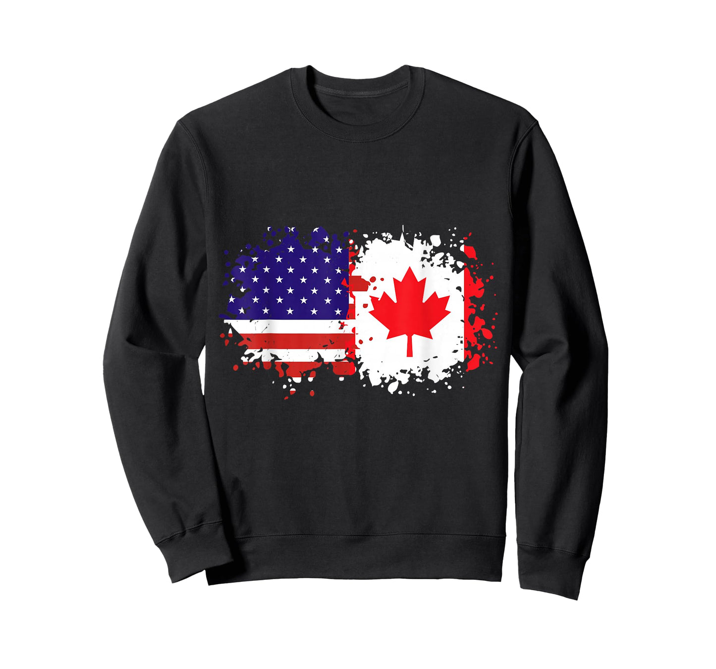 USA & Canada Together, Half Canadian, Half American T-Shirt