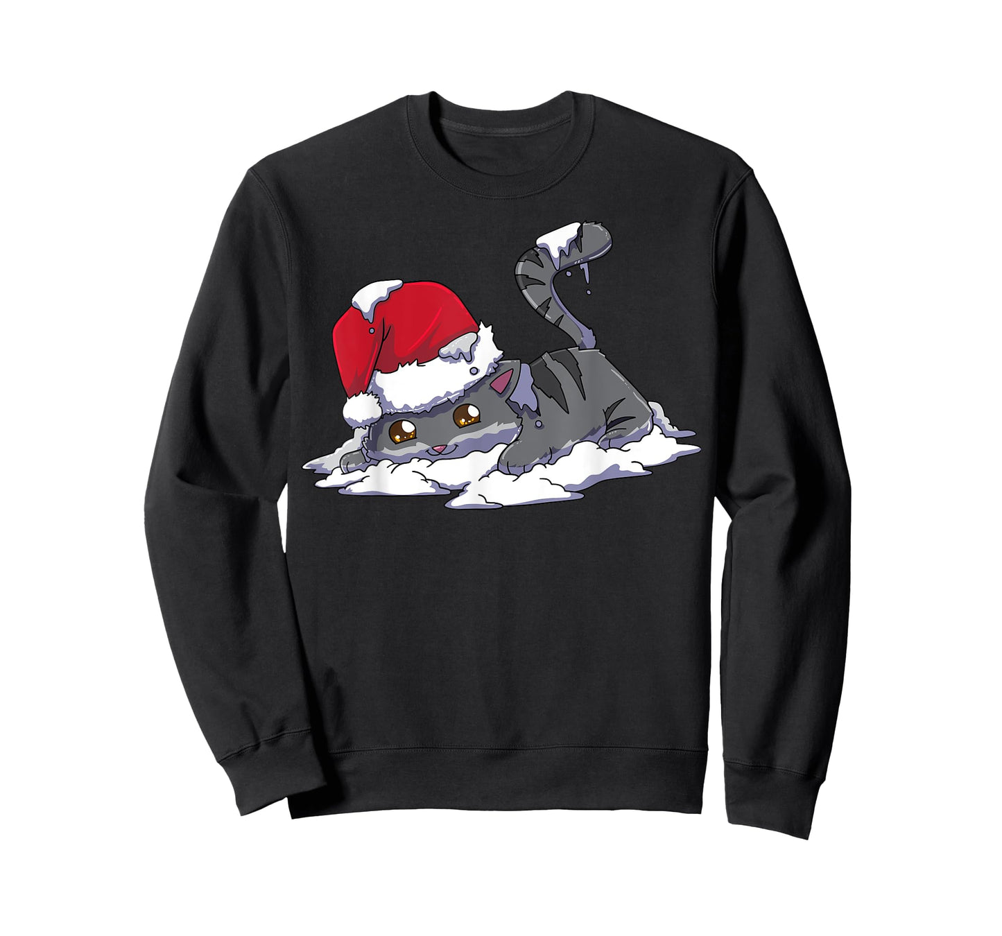Christmas Anime Kawaii Neko Cat T-Shirt