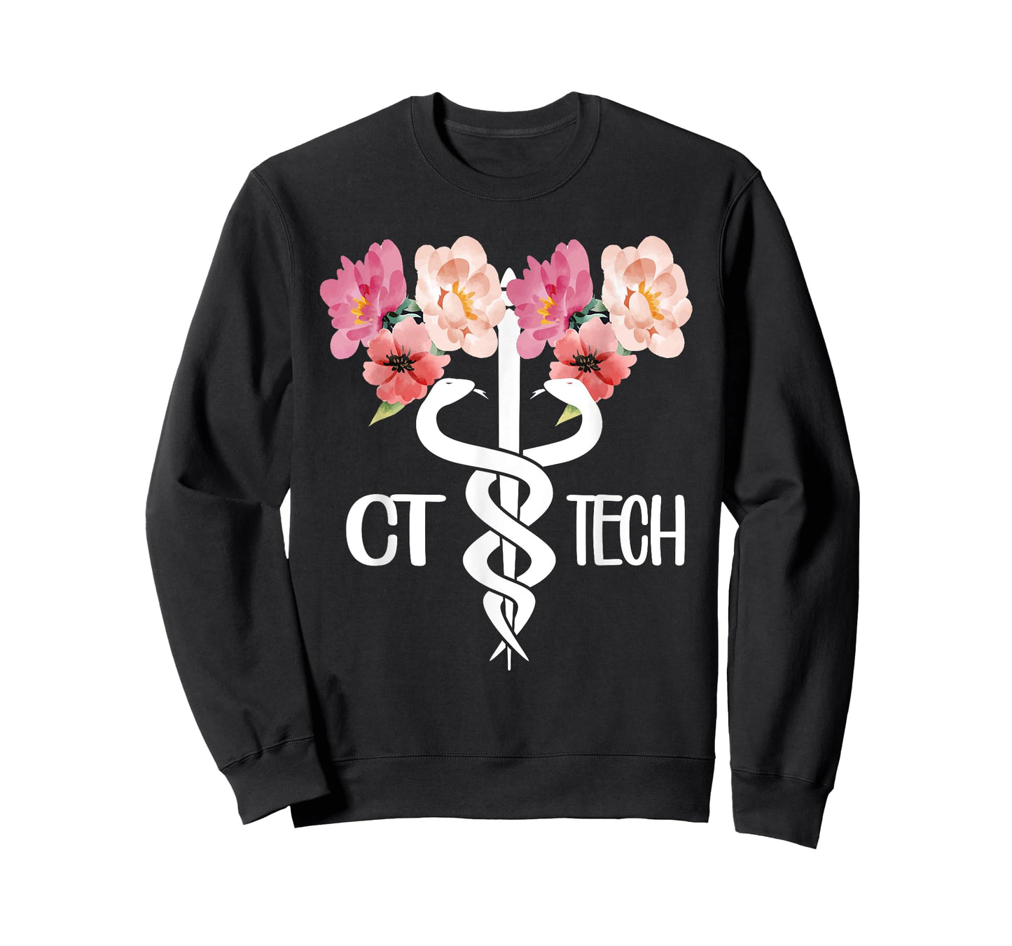 CT Tech Caduceus Computed Tomography Tech T-Shirt