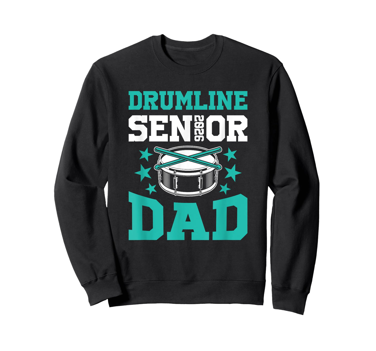 Drumline Senior 2026 Dad High School Marching Band T-Shirt