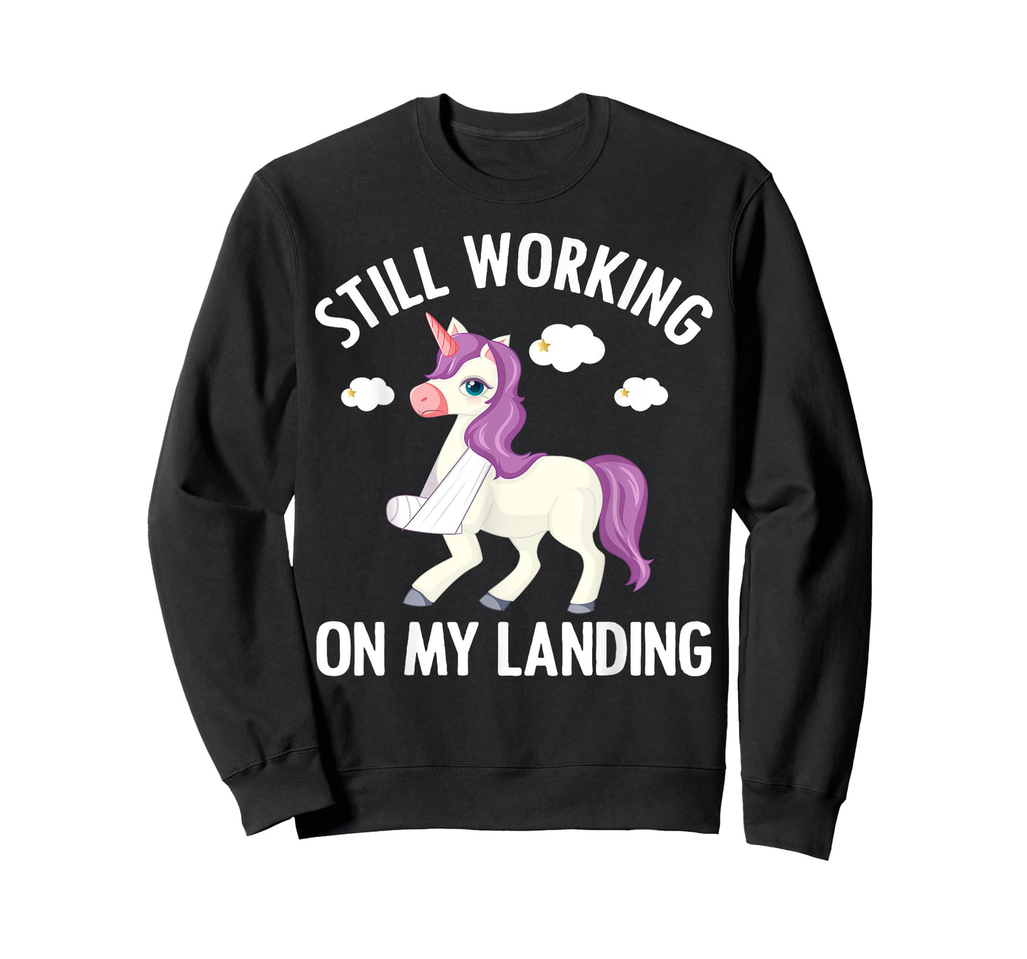 Cool Broken Arm For Men Women Broke Elbow Hand Unicorn T-Shirt