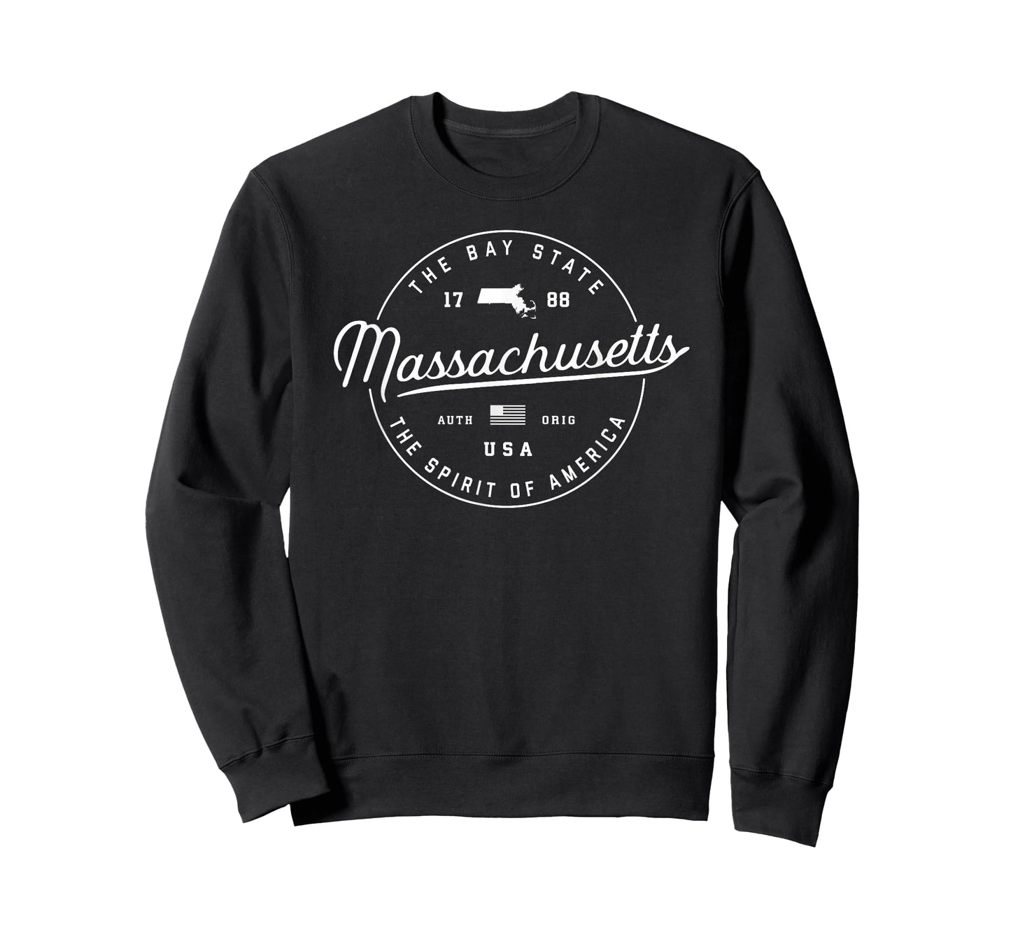 Massachusetts T-Shirt MA Mass Travel Vacation State Slogan T T-Shirt