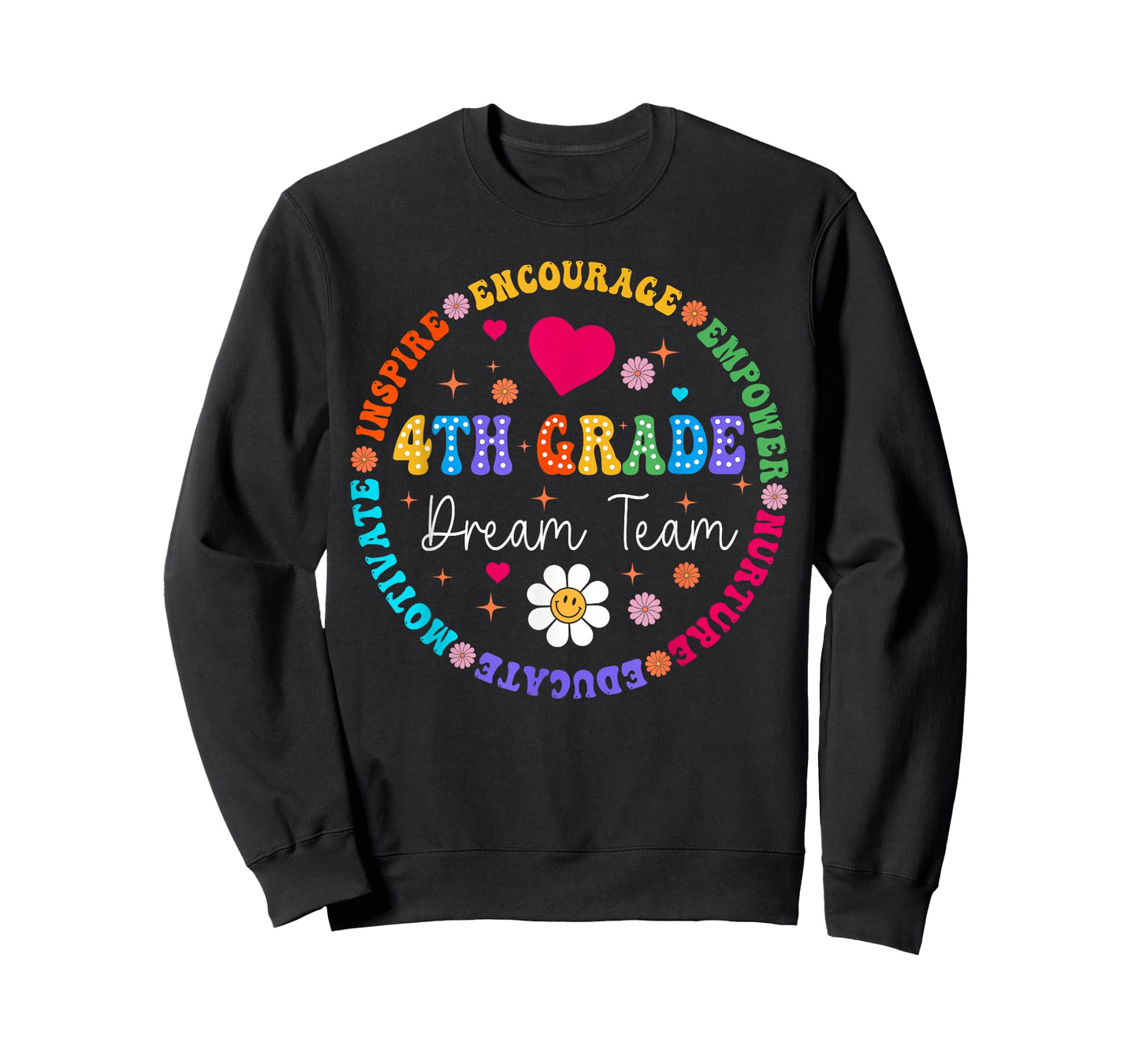 4th Grade Dream Team Fourth Grade Teacher Back to School T-Shirt