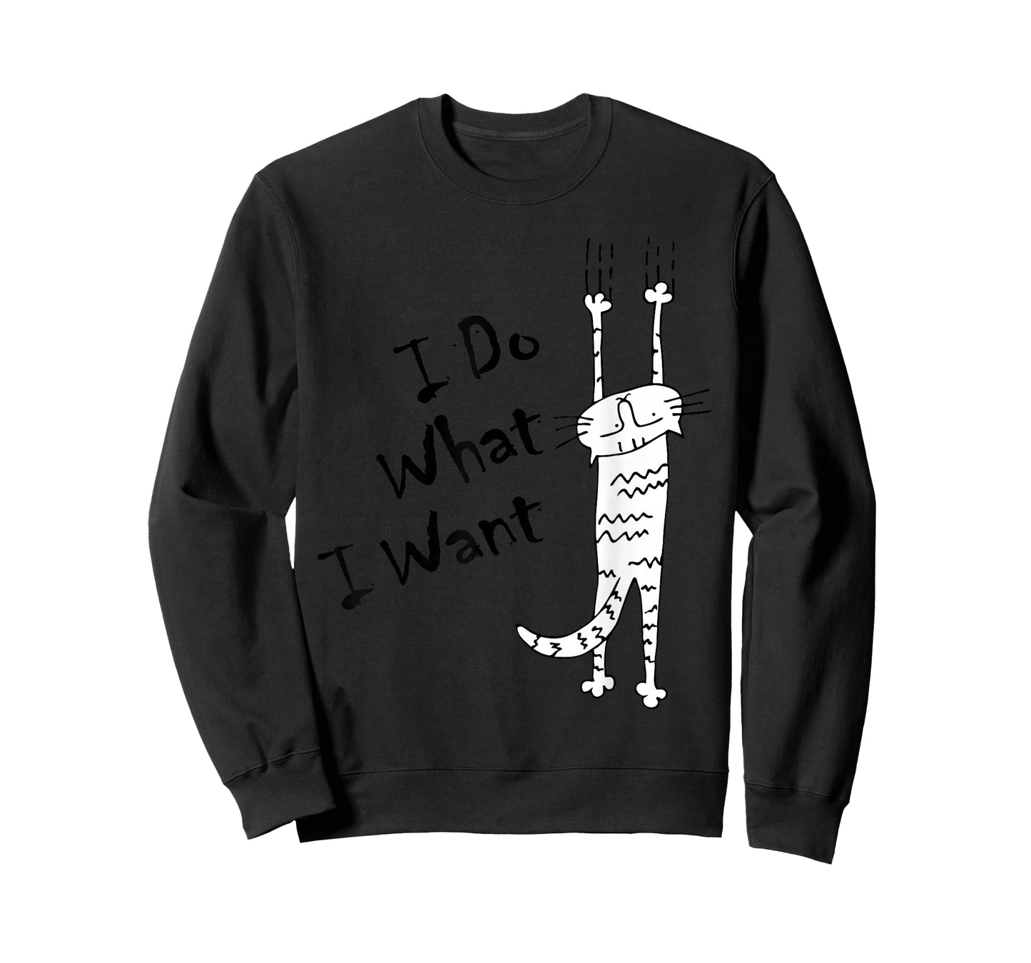 I DO What I Want cat Lover Gifts for Women and Men Funny T-Shirt