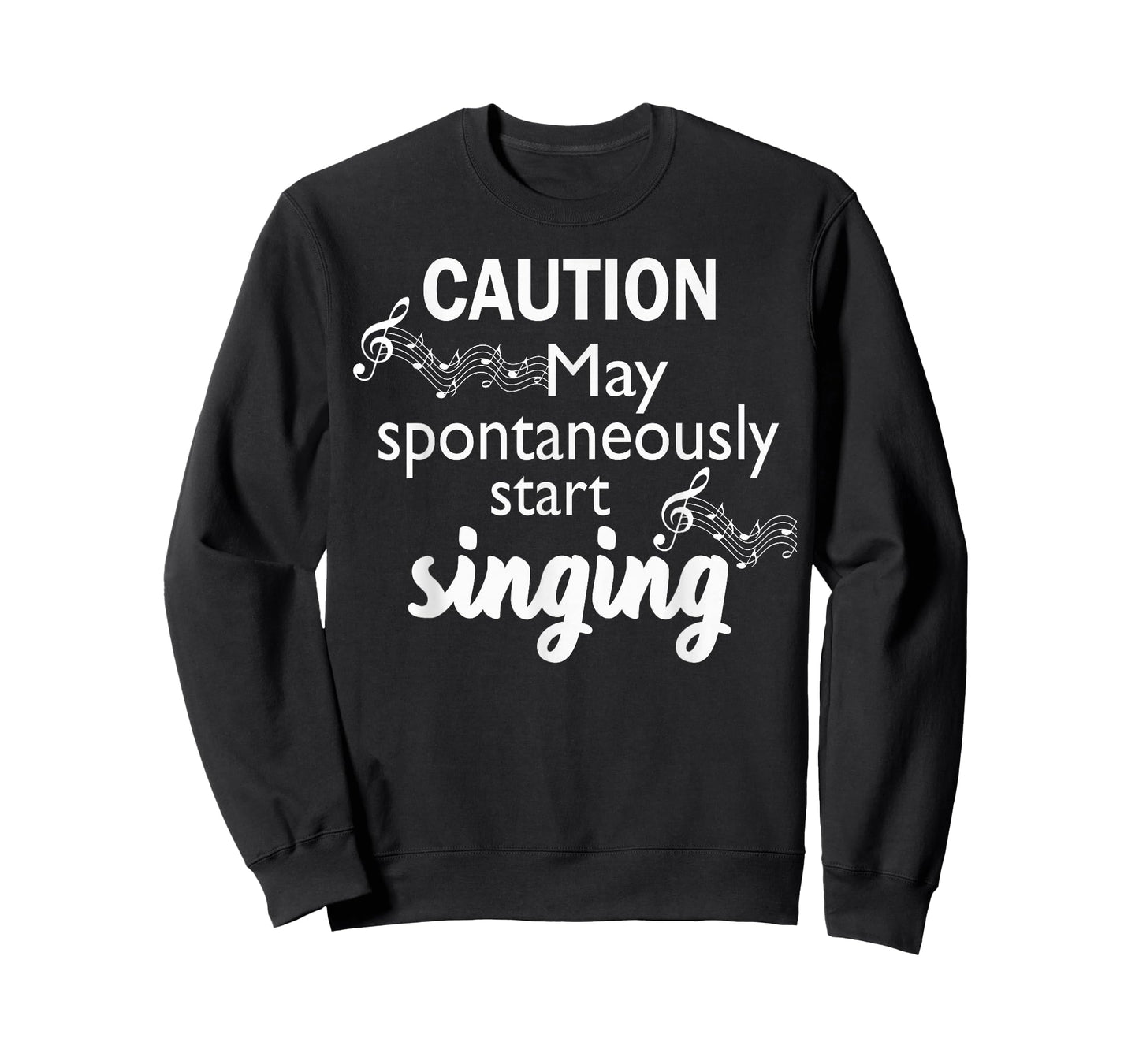 Singing Music Lover T Shirt Gift - Caution May Start Singing T-Shirt