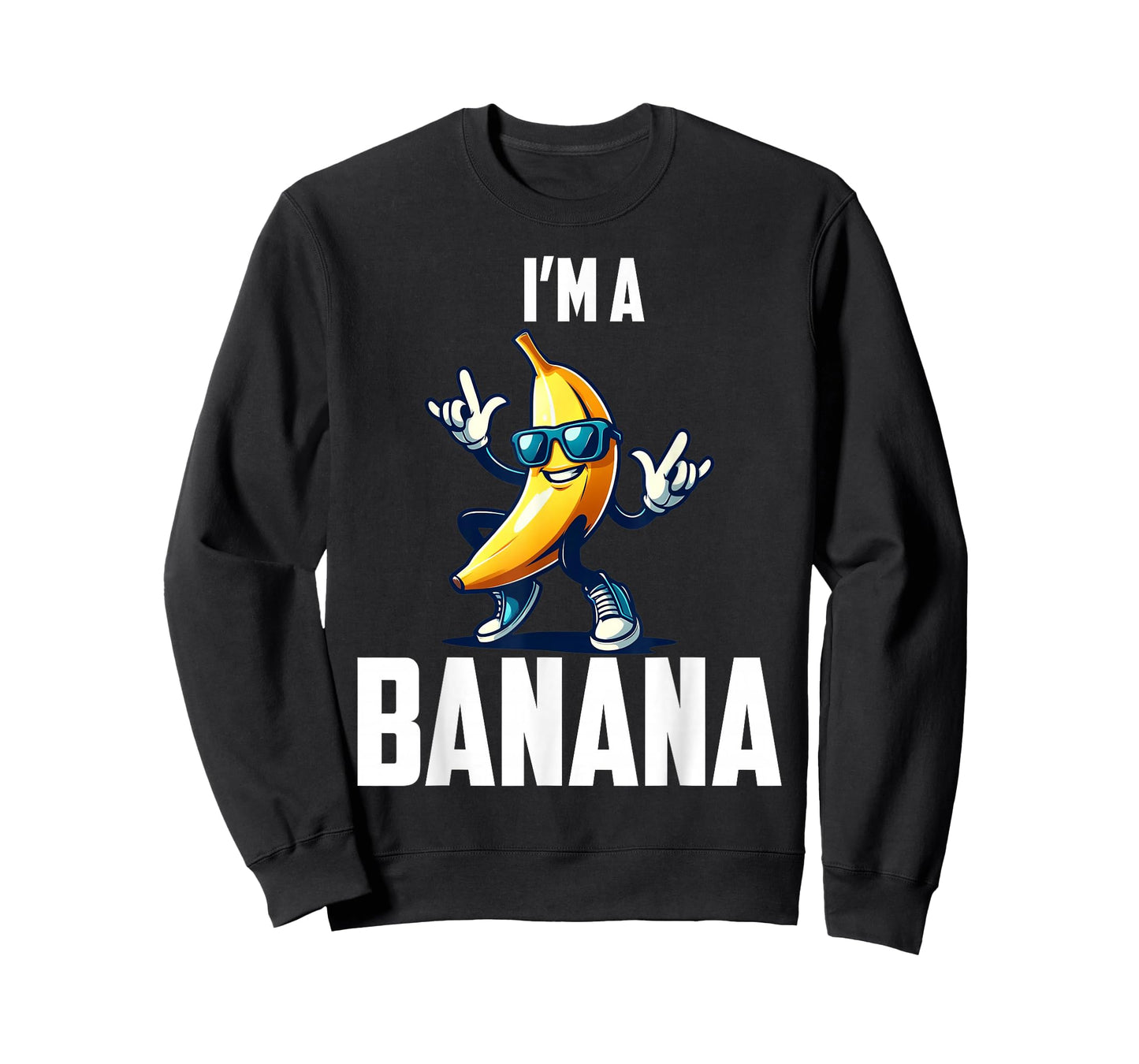 I'm A Banana Shirt Cute Funny Banana Costume Men Women Kids T-Shirt