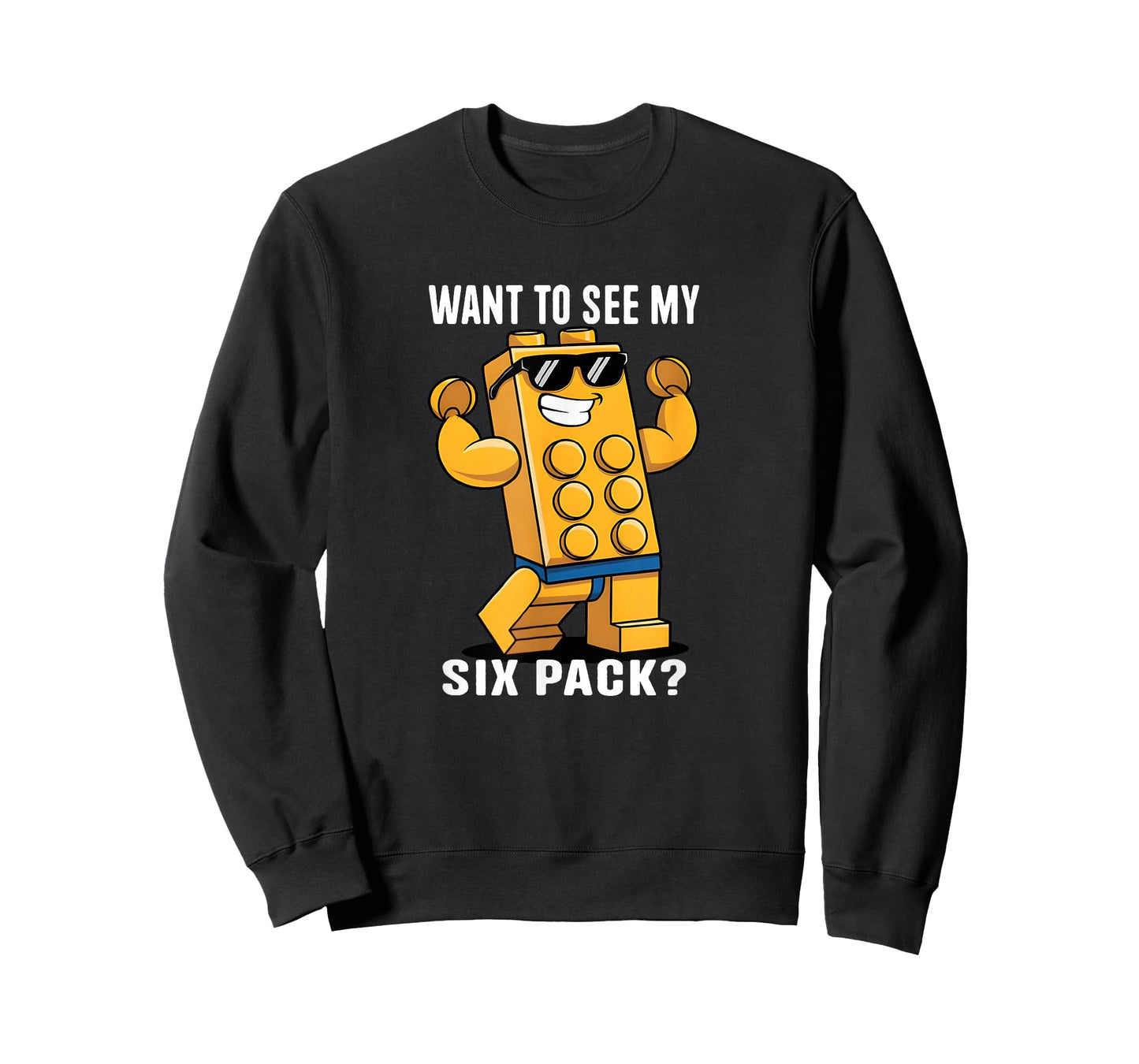 Want To See My Six Pack Master Builder Bricks Lover T-Shirt