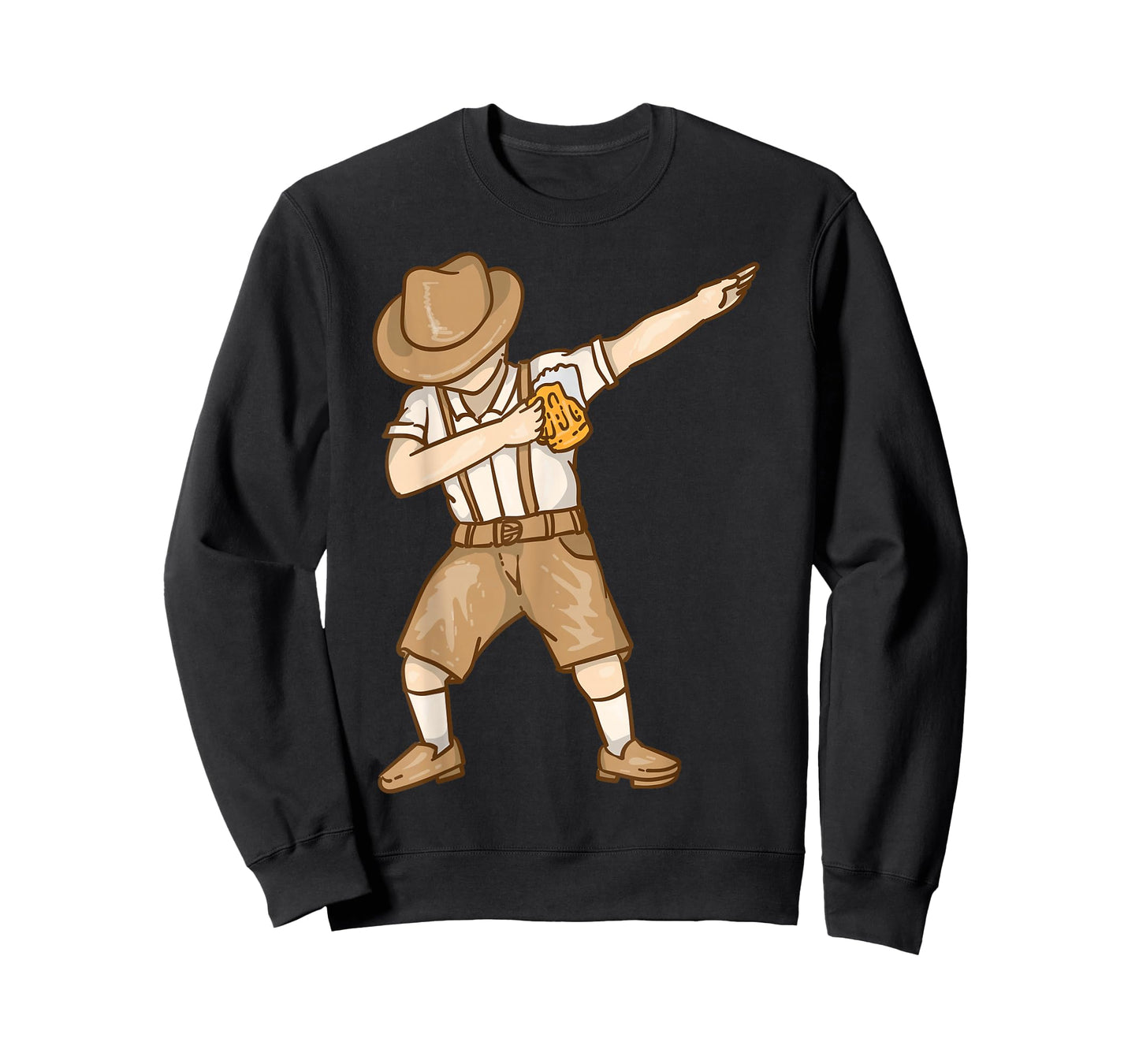 Cool Dabbing German Man with Beer Mug Shirt Oktoberfest Gift T-Shirt