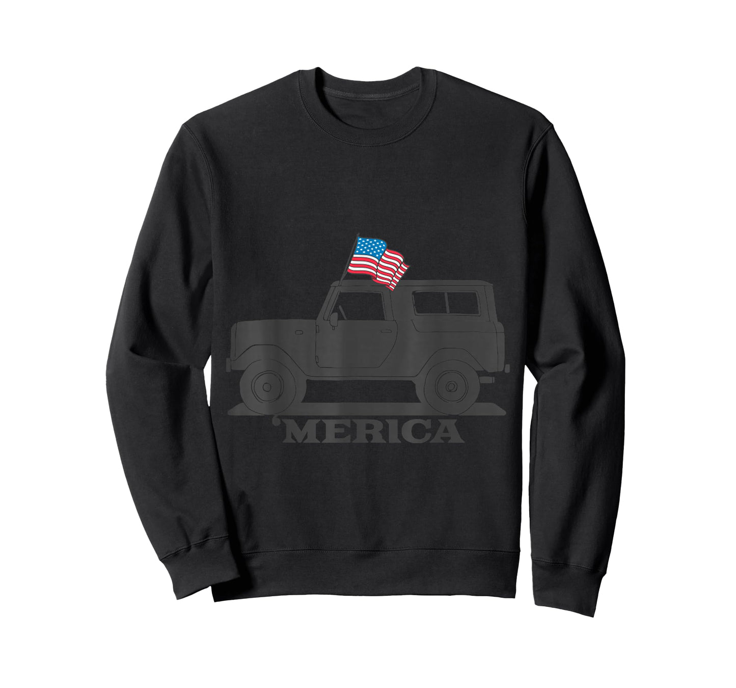 Vintage Bronco 4th of July Merica T-Shirt