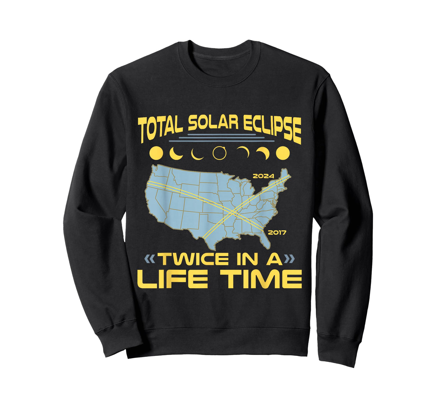 Twice in A Lifetime Solar Eclipse Shirt 2024 Total Eclipse T-Shirt