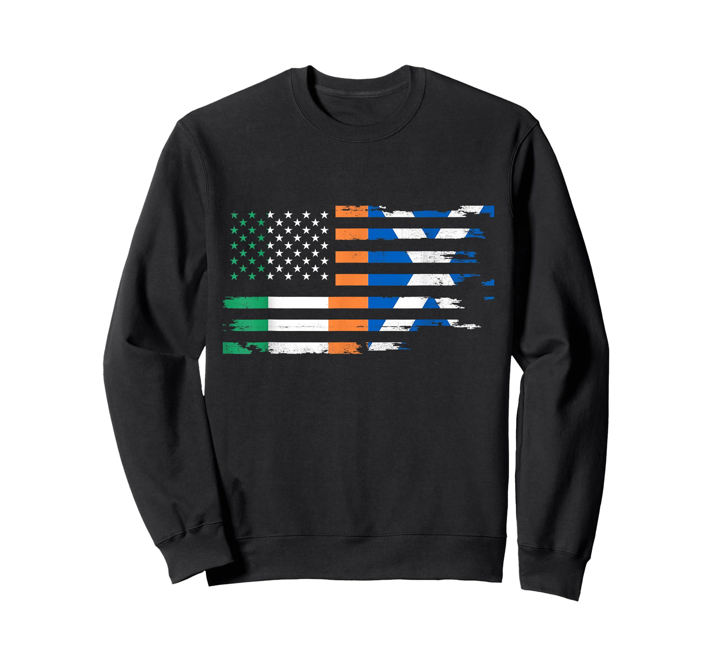 Irish Scottish American Flag of Scotland Ireland Heritage T-Shirt